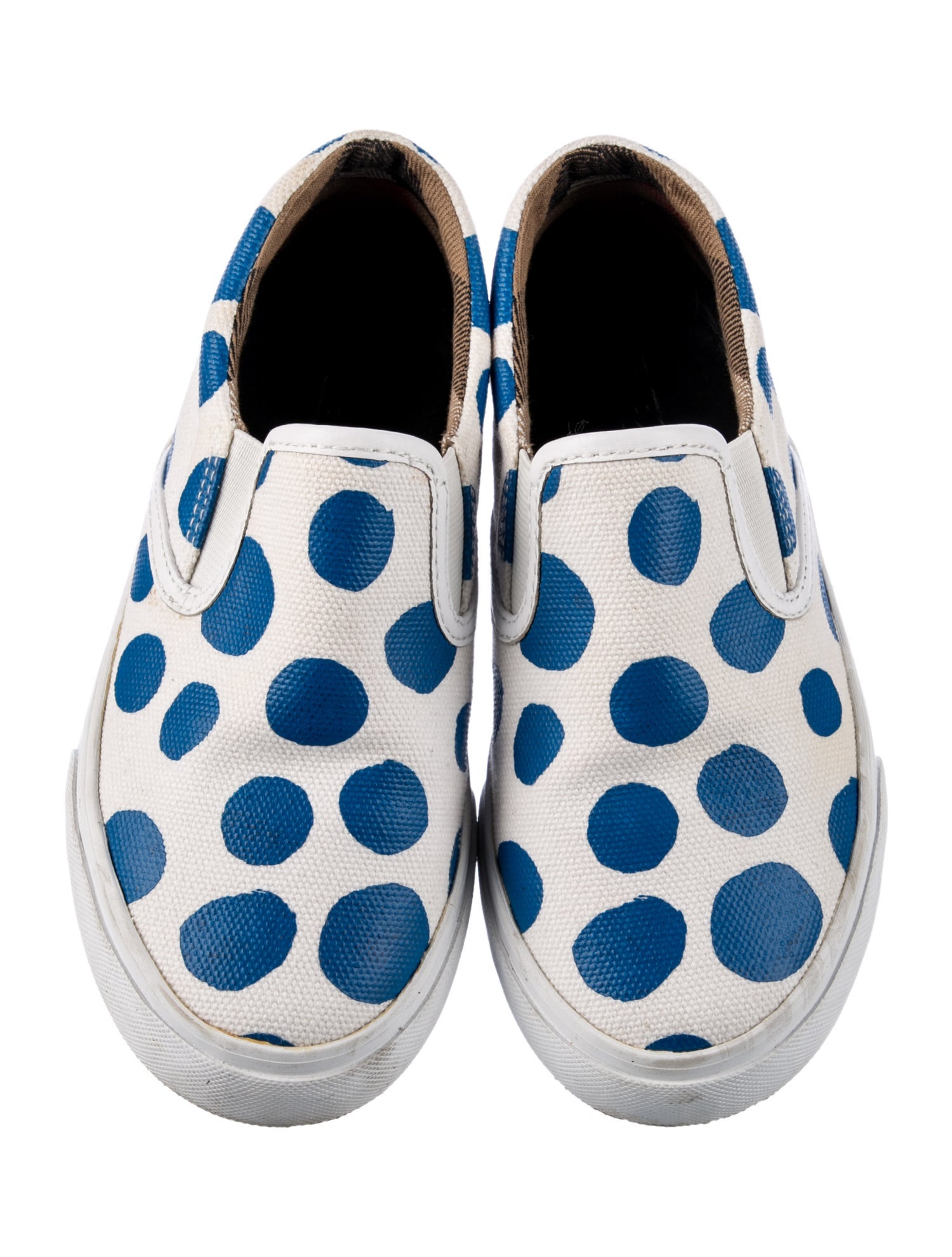 Burberry Boys Polka Dotted Slip-on Sneaker