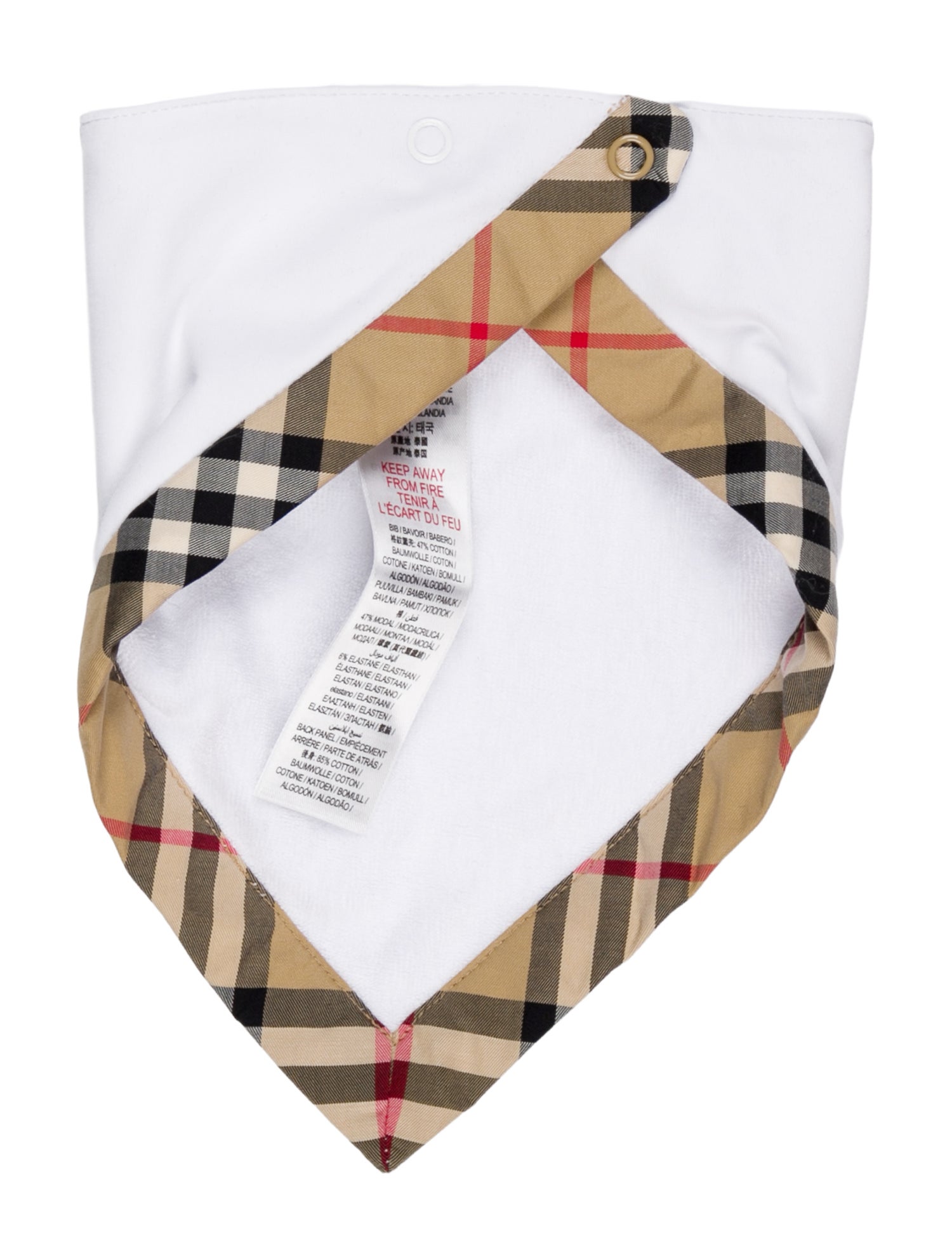 Burberry Infant Boys' Nova Check Bib