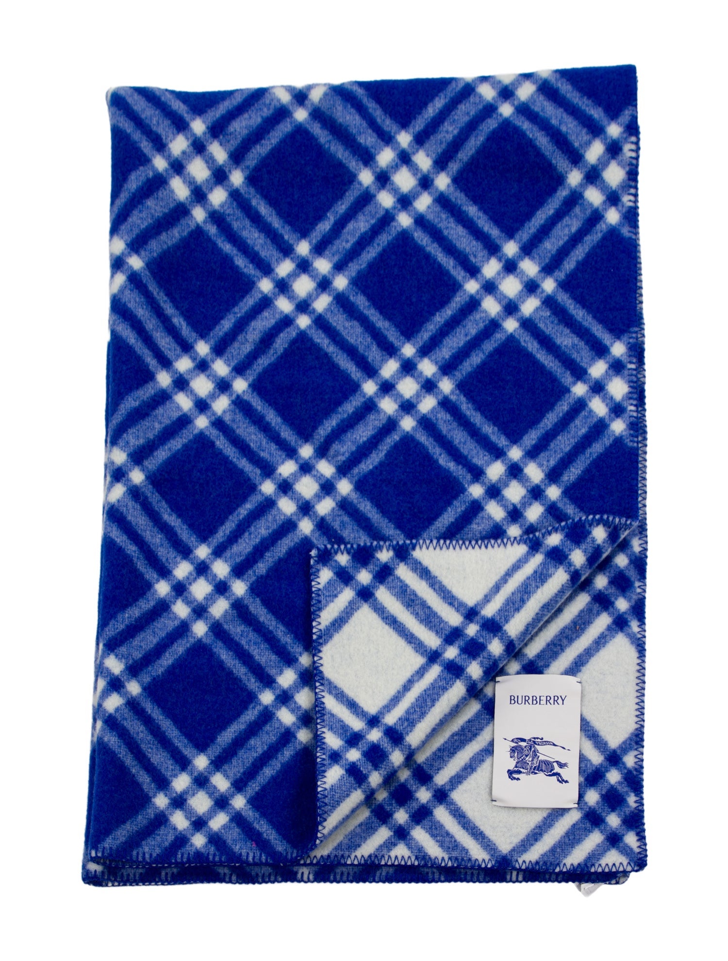 Burberry Check Wool Blanket
