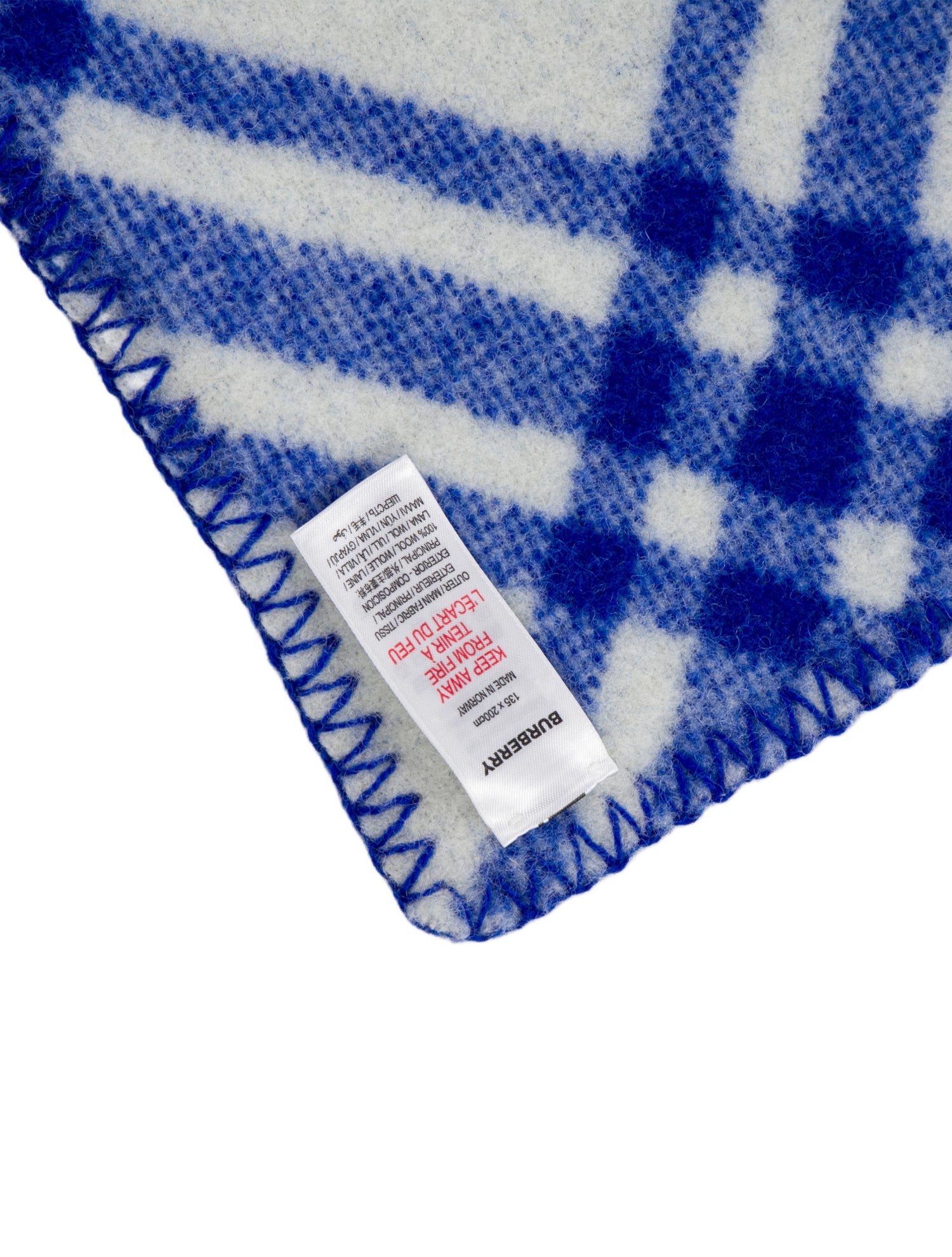 Burberry Check Wool Blanket