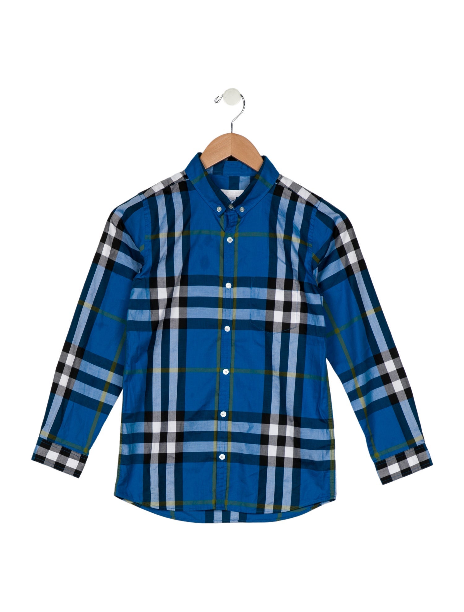 Burberry Boys' House Check Long Sleeve Button Up Shirt