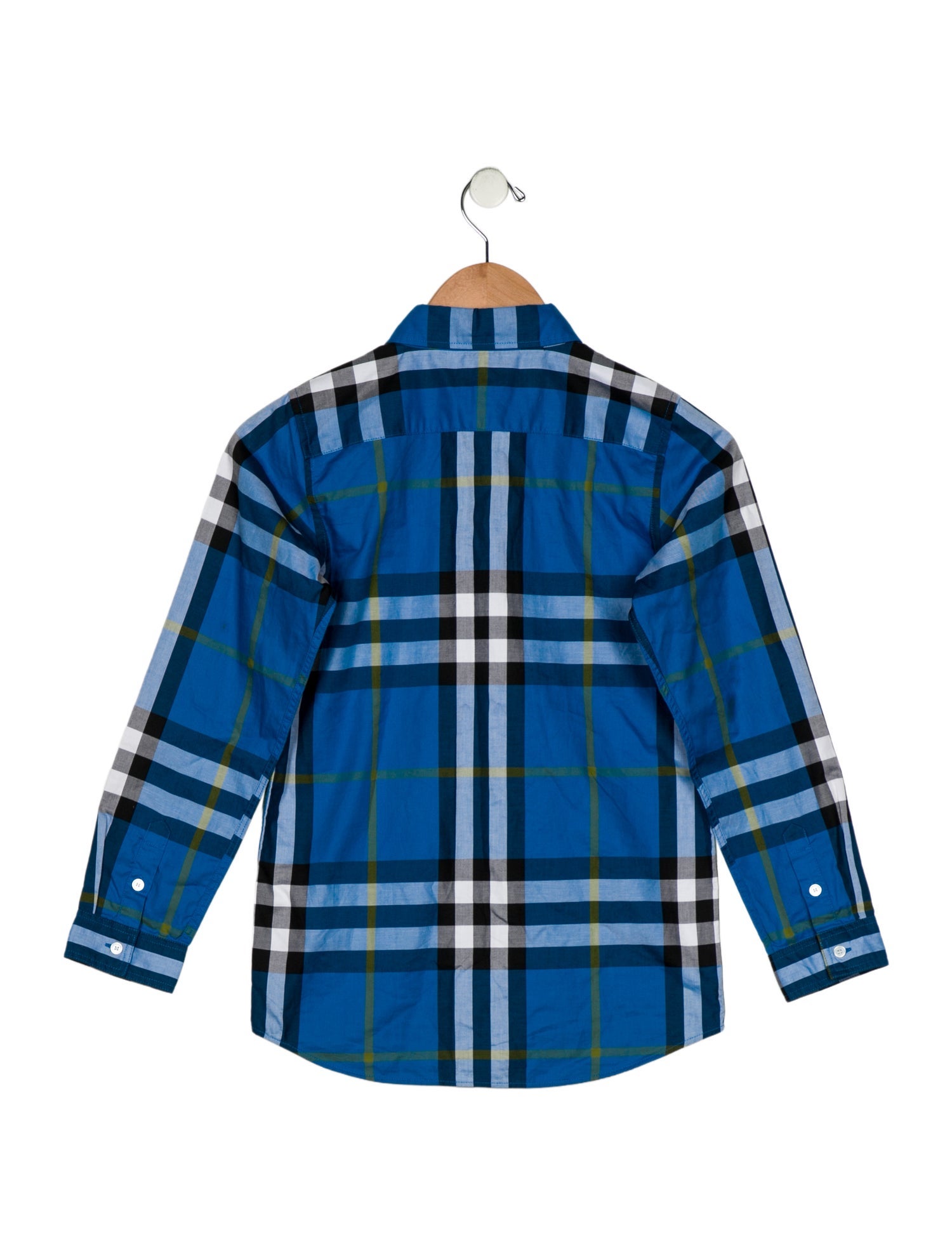 Burberry Boys' House Check Long Sleeve Button Up Shirt
