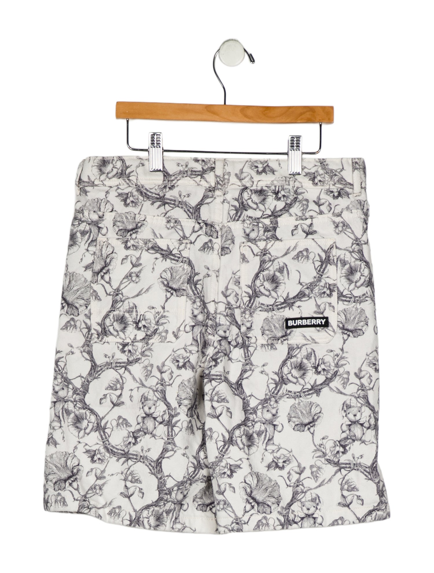 Burberry Boys' Floral Denim Shorts