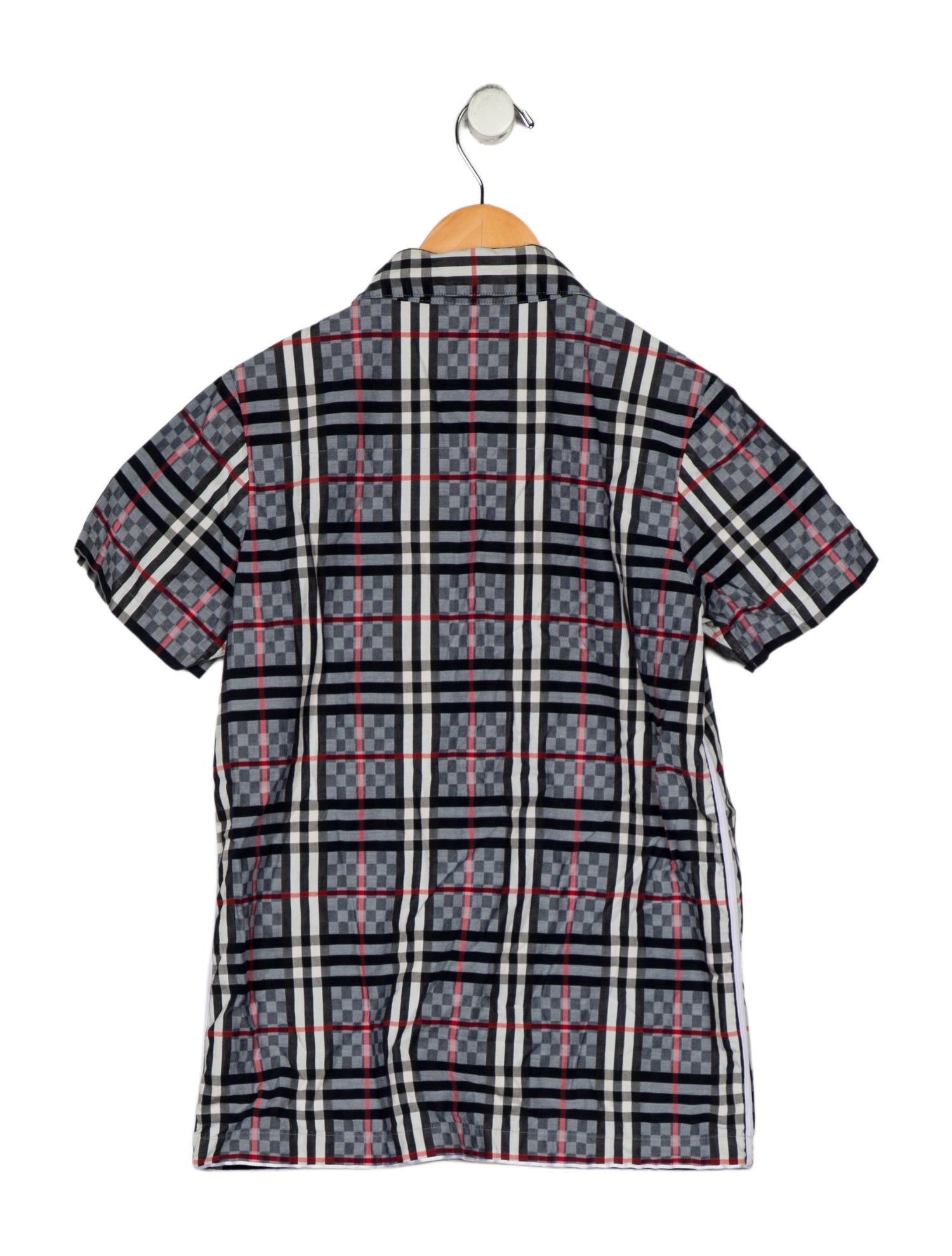 Burberry Boys Pattern Printed Button Up Shirt