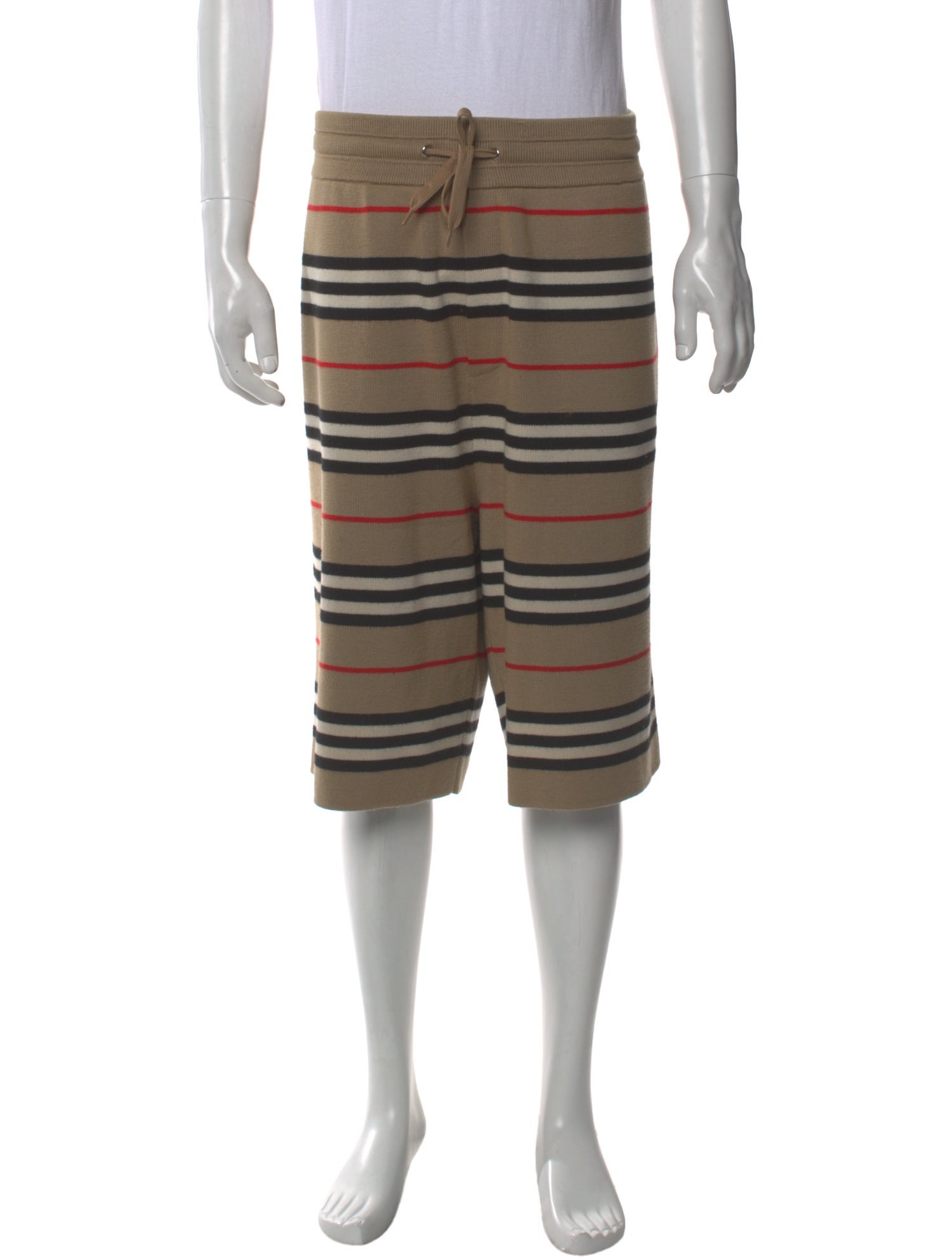 Burberry Merino Wool Jogger Shorts