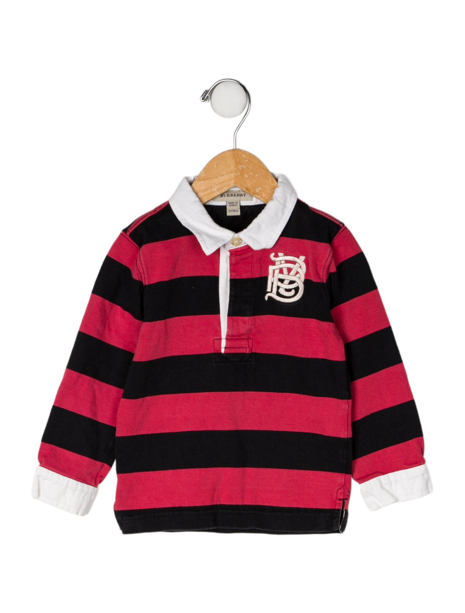Burberry Long Sleeve Polo Shirt