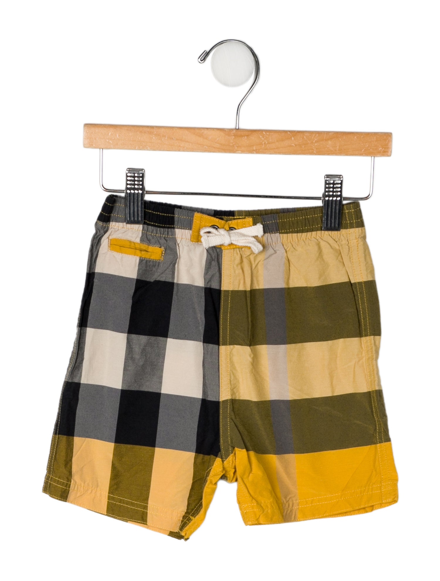 Burberry Cotton Plaid Shorts