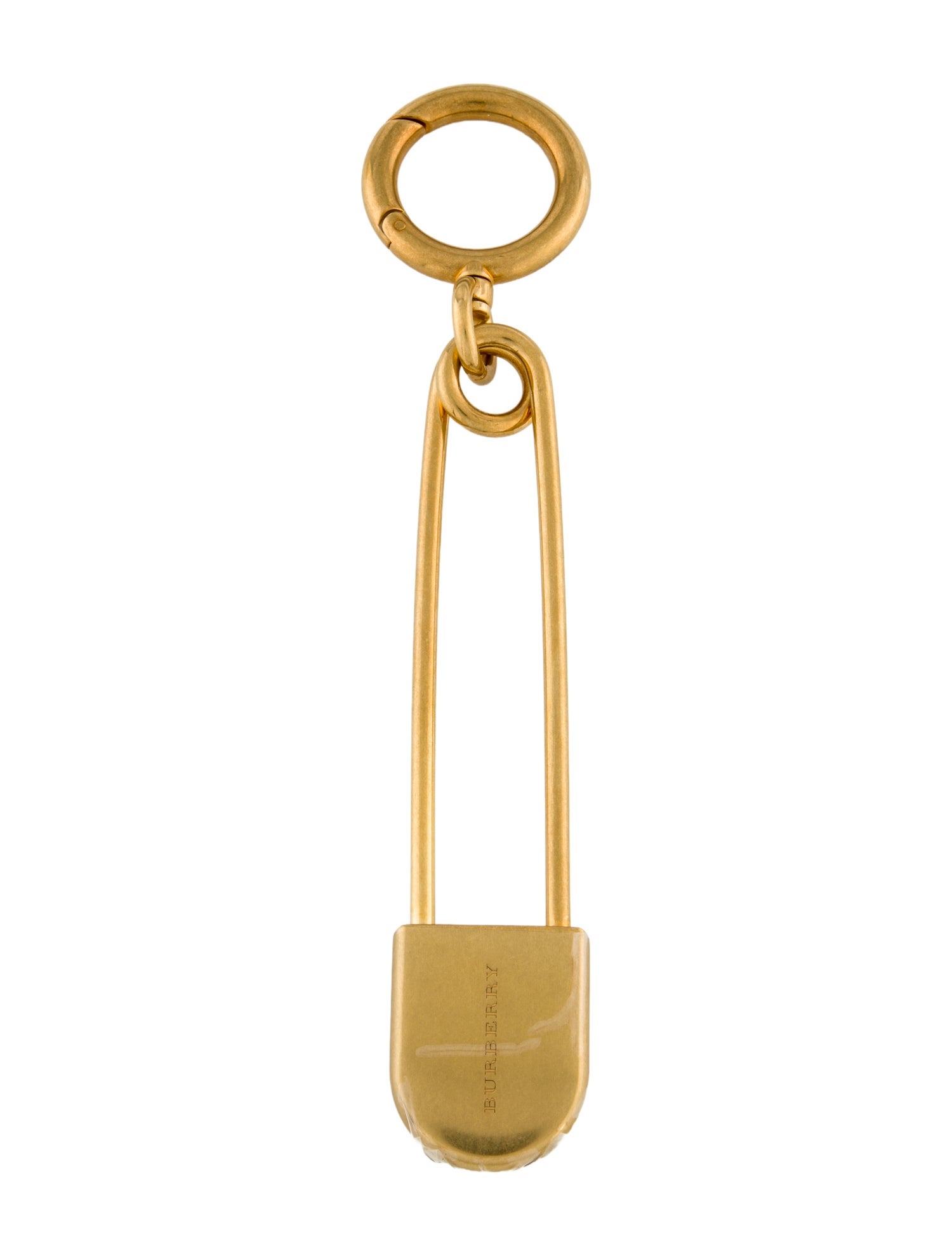 Burberry Kilt Pin Bag Charm w/Tags