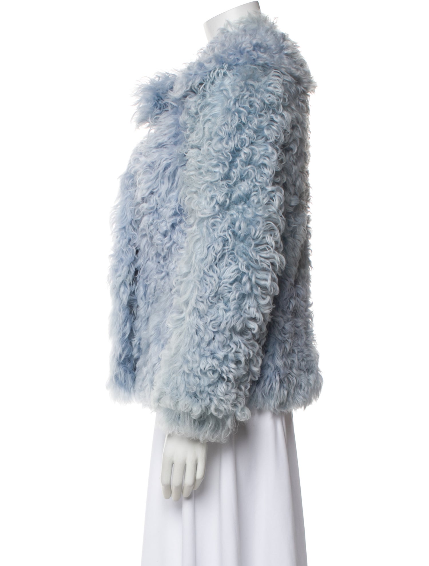 Burberry Shearling Faux Fur Jacket