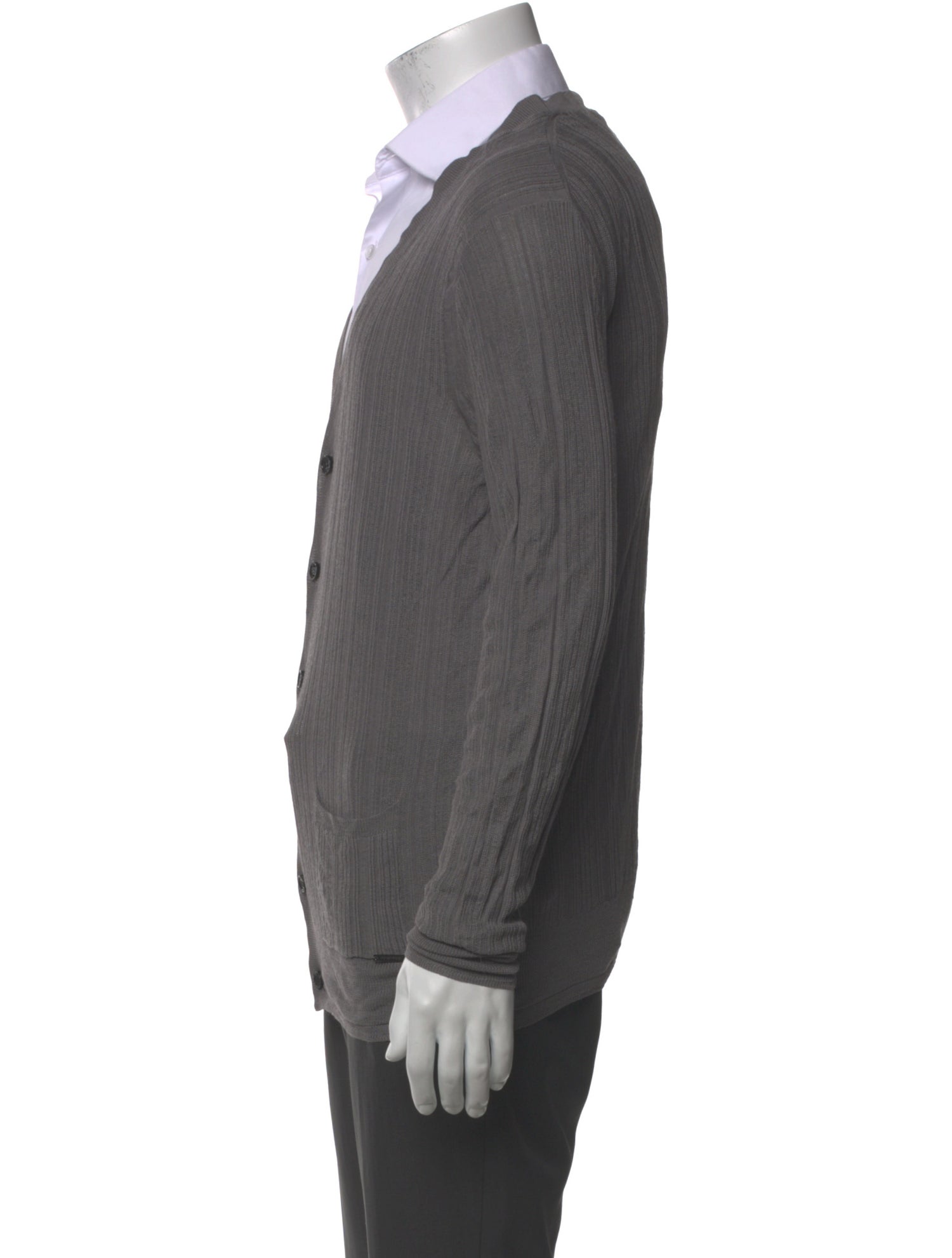 Burberry London Silk V-Neck Cardigan