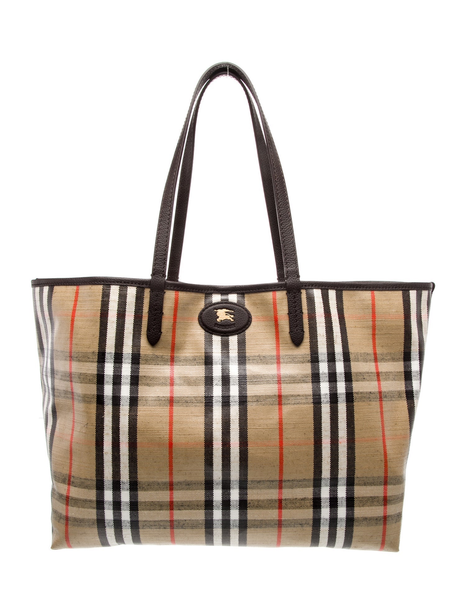 Burberry House Check Highlands Medium - Neutrals Totes, Handbags