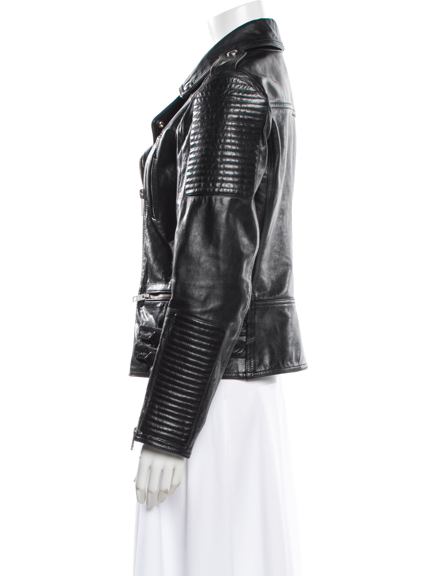 Burberry Brit Leather Biker Jacket