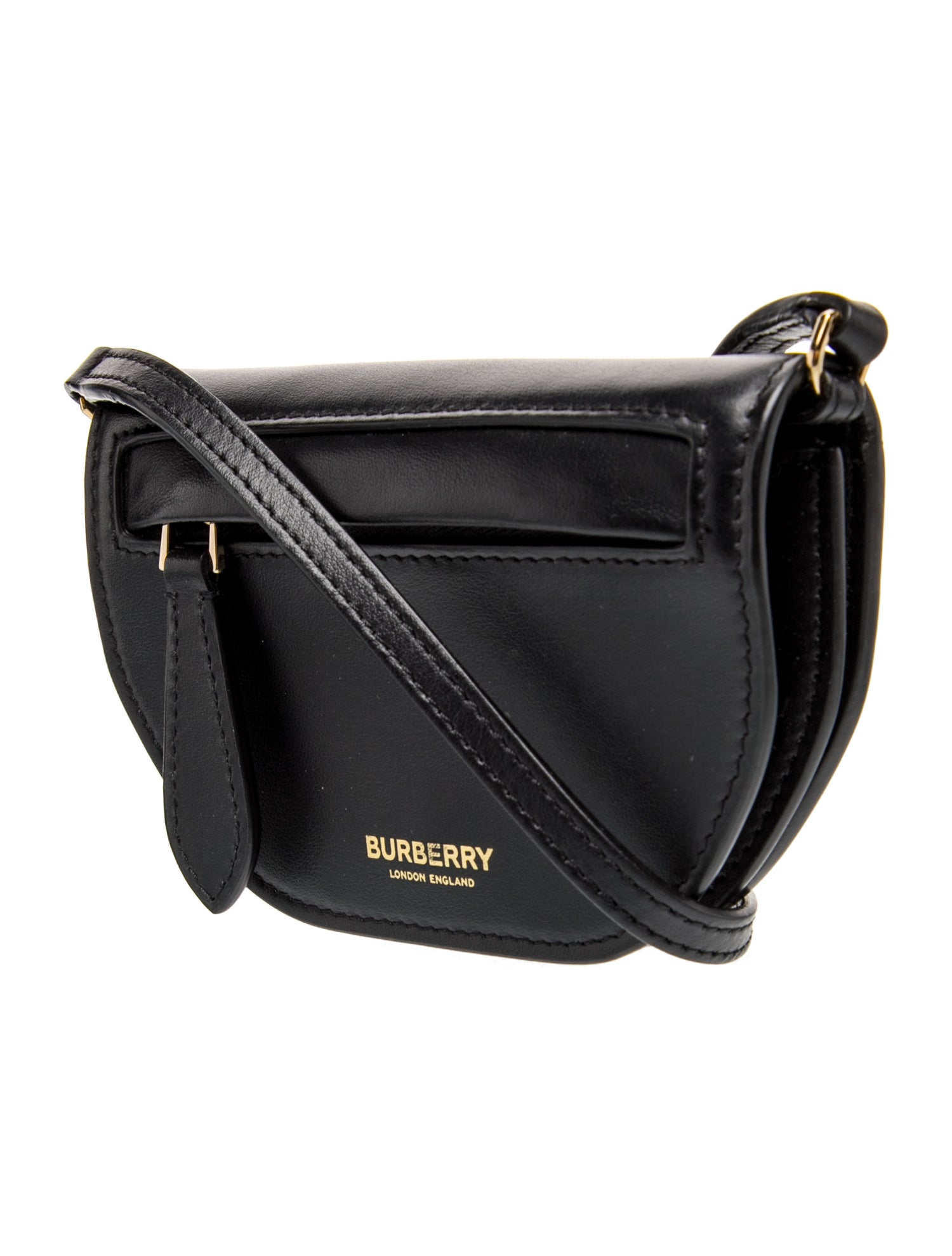 Burberry Leather Olympia - Black Mini Bags, Handbags - BUR573552
