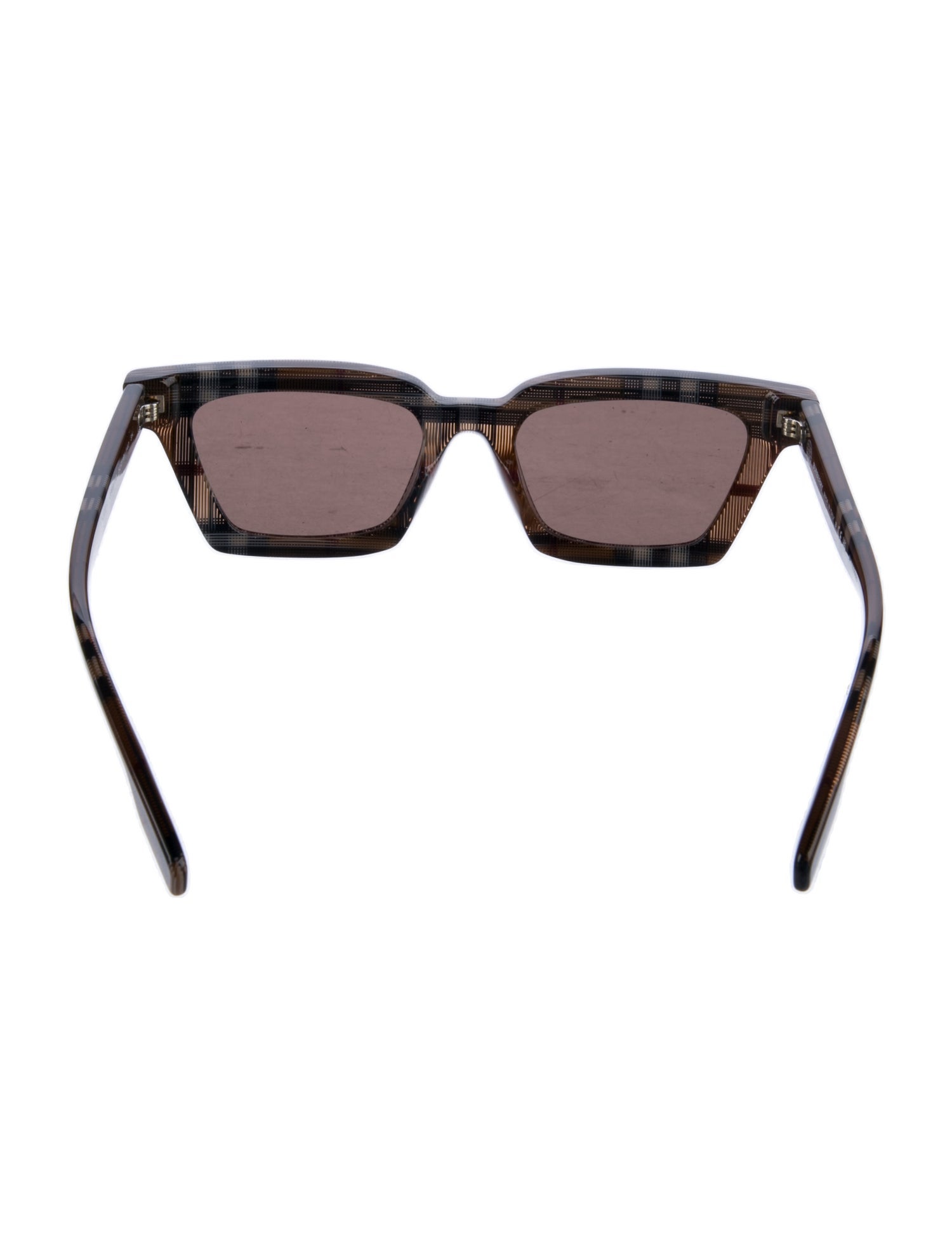 Burberry Nova Check Pattern Wayfarer Sunglasses