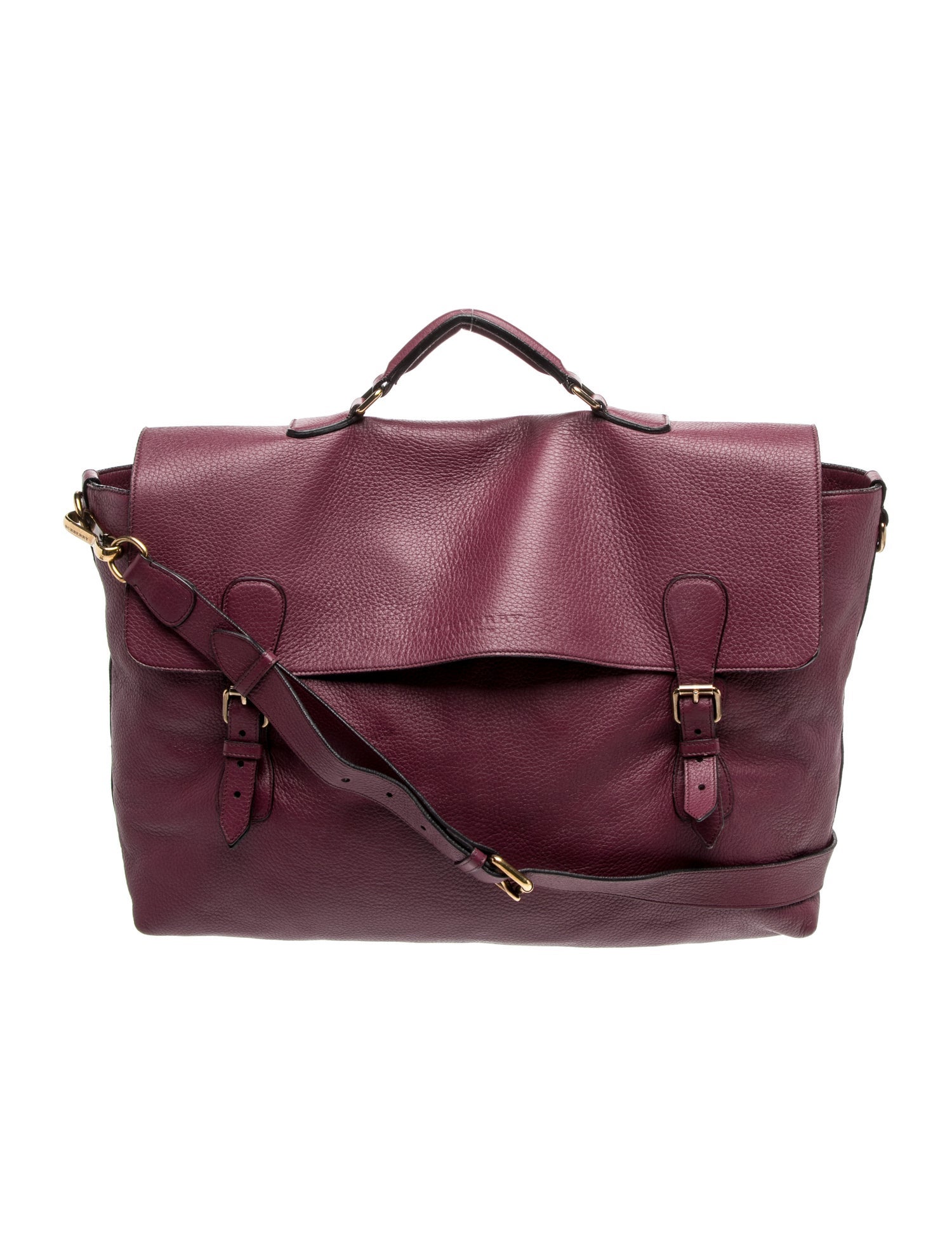 Burberry Prorsum Leather Messenger Bag