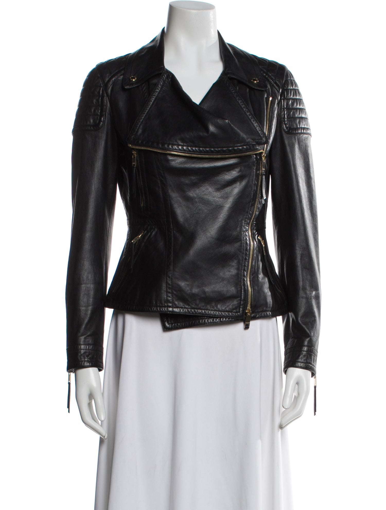 Burberry Leather Biker Jacket