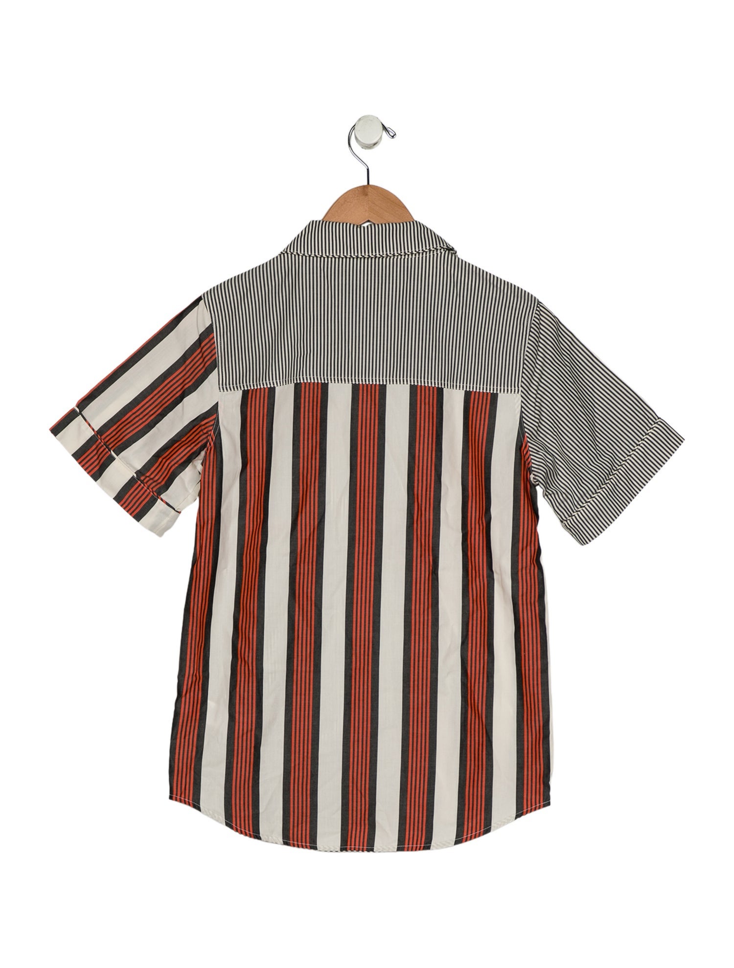 Burberry Kids Striped Button Up Shirt