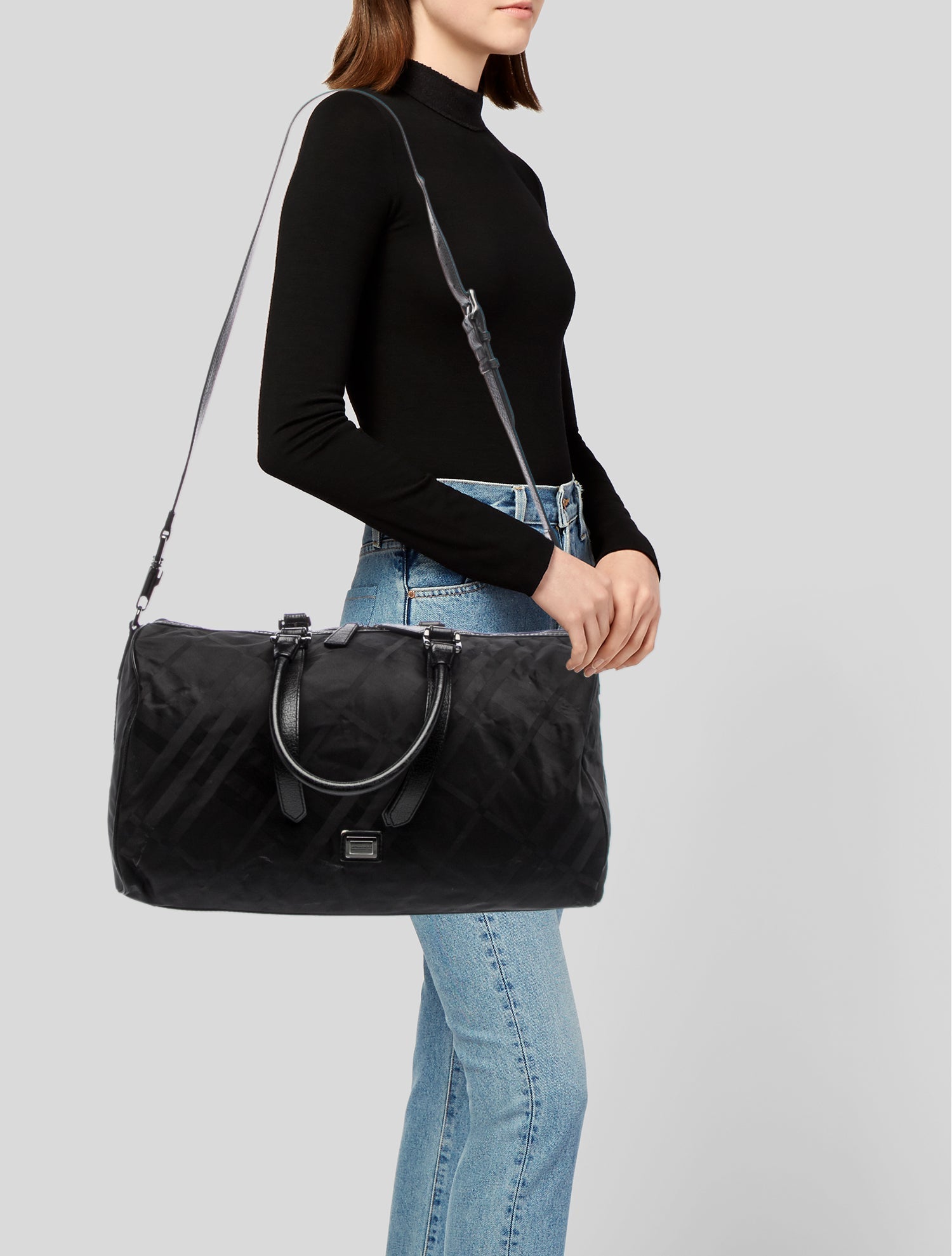 Burberry Canvas Weekender Bag