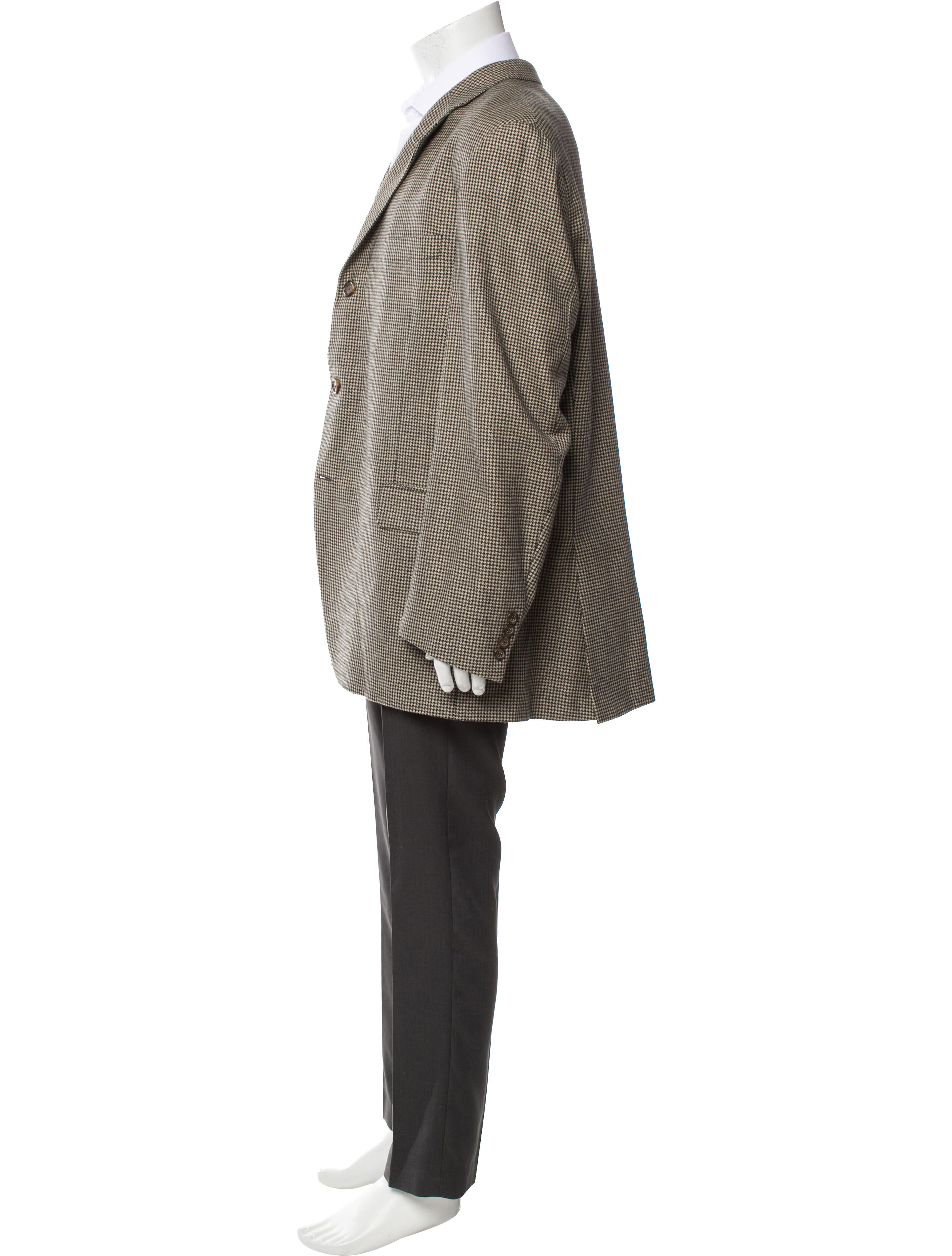 Burberry London Houndstooth Print Blazer