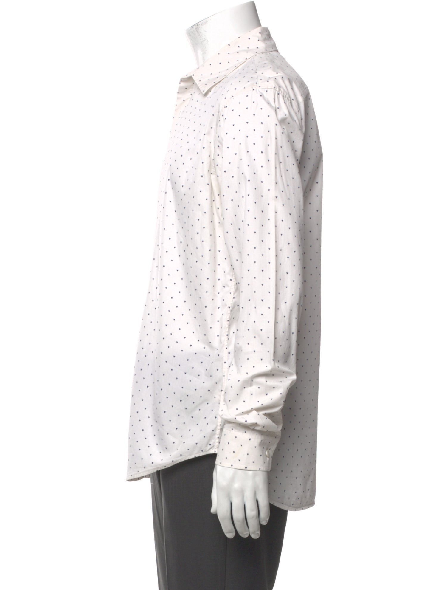 Burberry London Printed Long Sleeve Dress Shirt