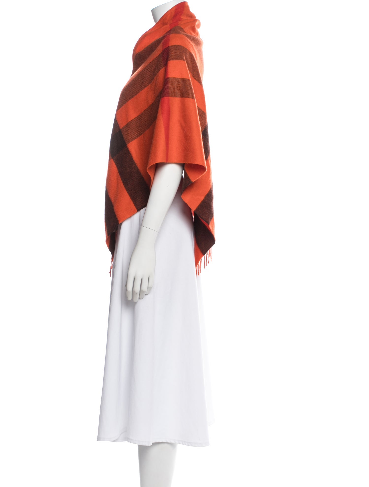 Burberry London Cashmere Nova Check Pattern Shawl