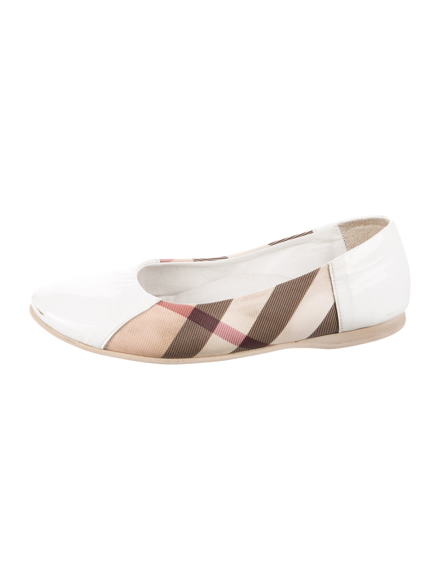Burberry Patent Leather Flats