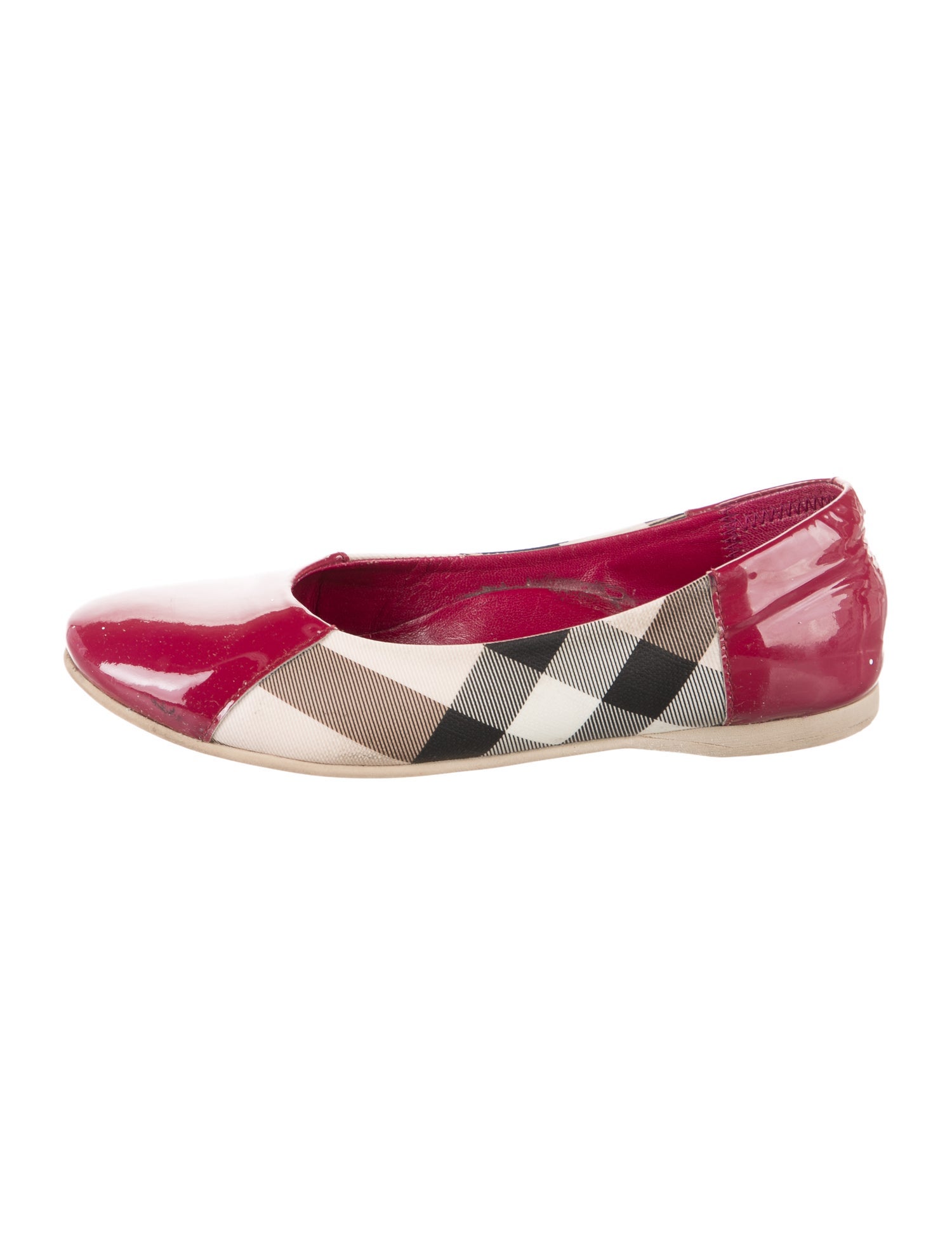 Burberry Patent Leather Flats