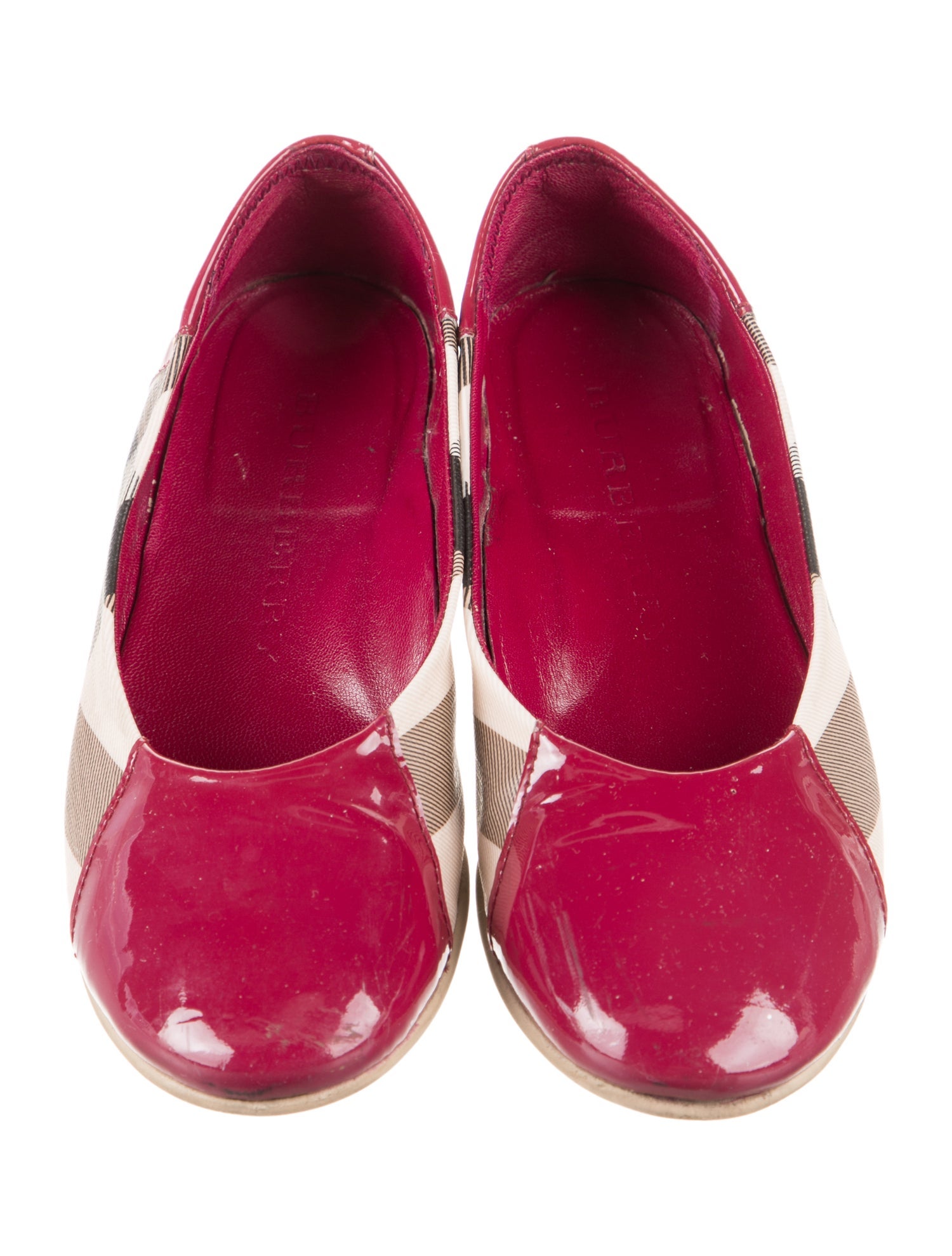 Burberry Patent Leather Flats