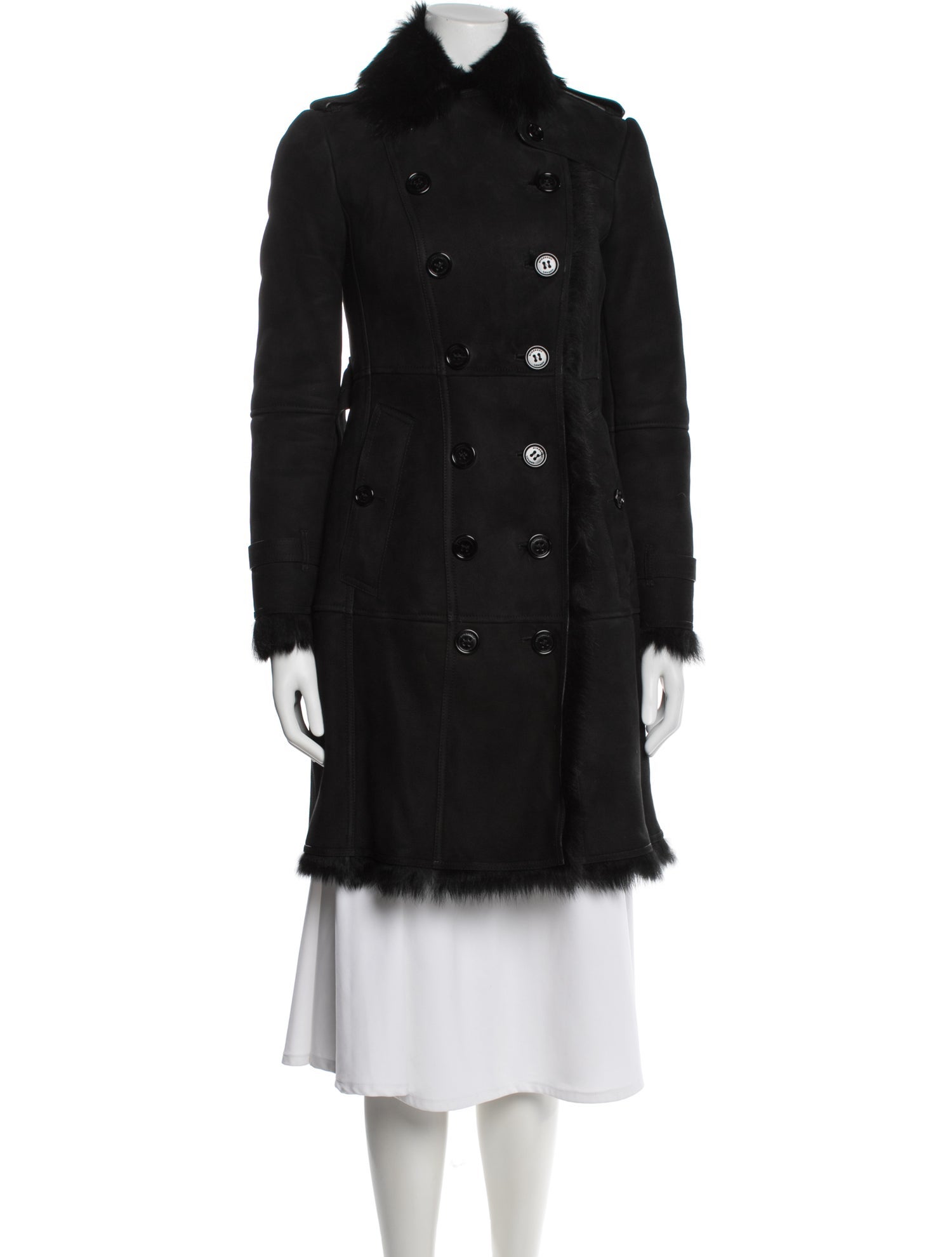 Burberry Shearling Fur Coat