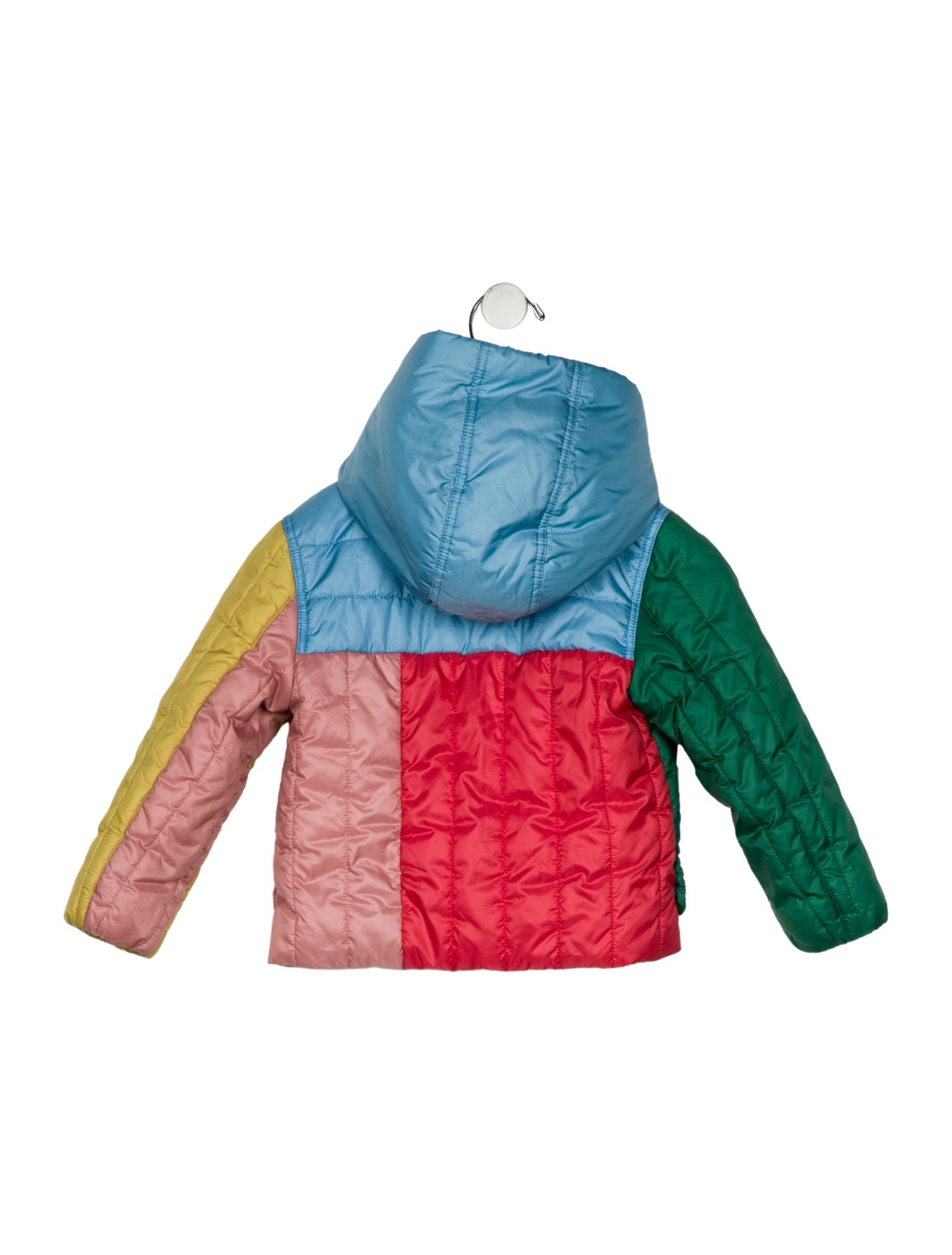 Burberry Green and multicolor patterned casual jacket with zip closure