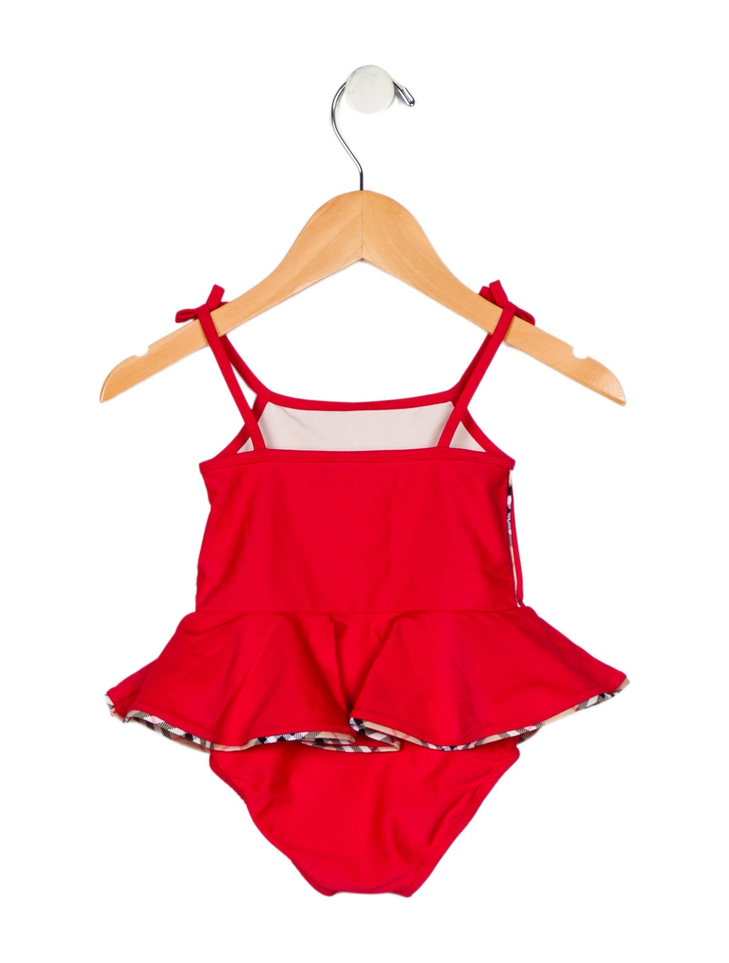 Burberry Girls One-Piece Ruffle Swimsuit