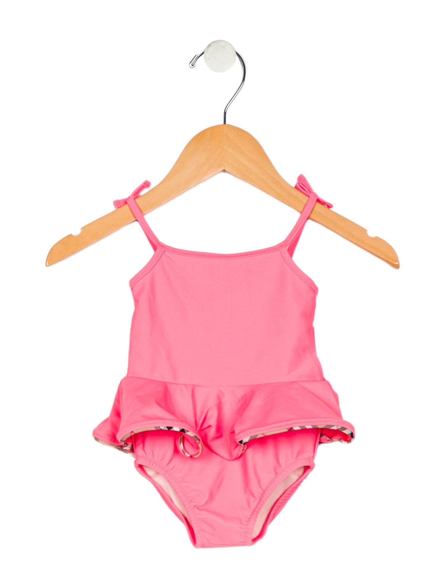 Burberry Girls One-Piece Ruffle Swimsuit