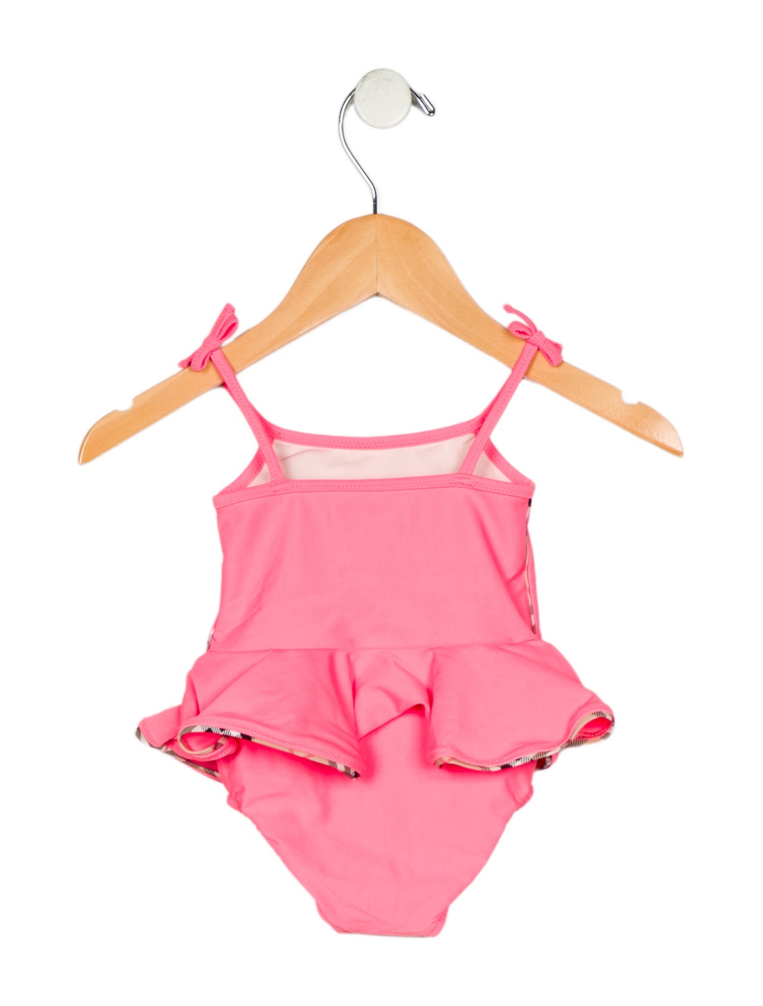 Burberry Girls One-Piece Ruffle Swimsuit