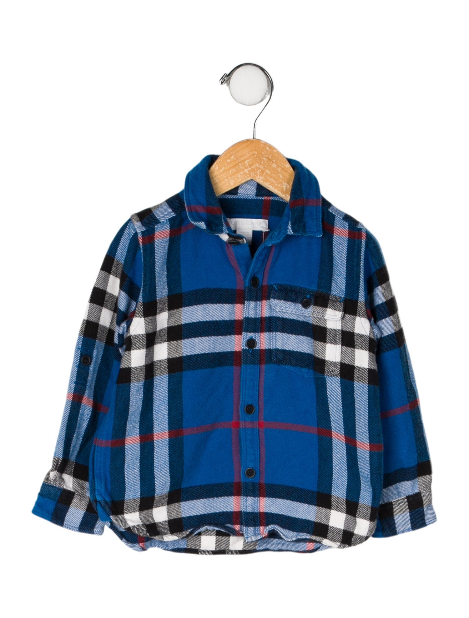 Burberry Check Print Casual Top