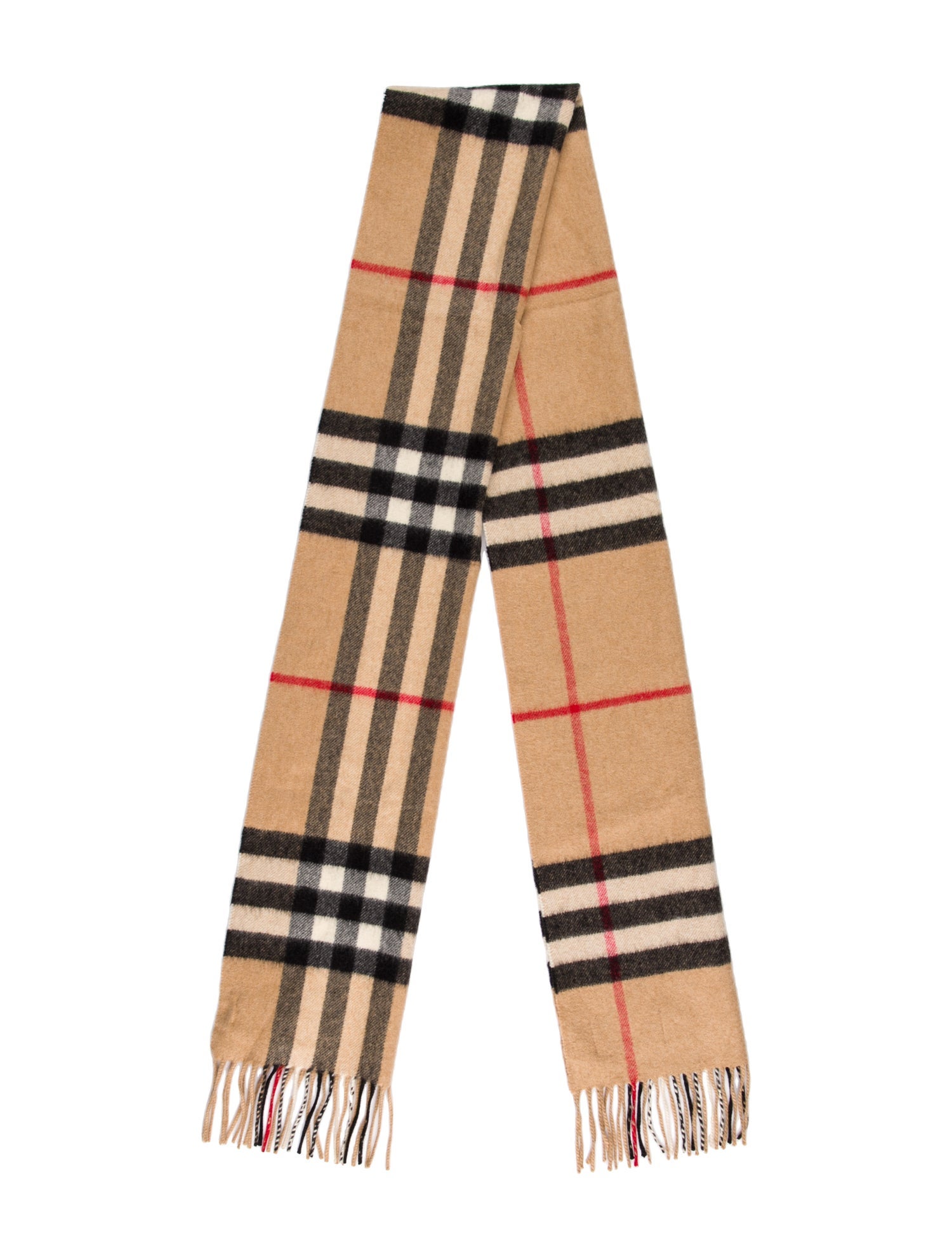 Burberry Cashmere House Check Pattern Scarf
