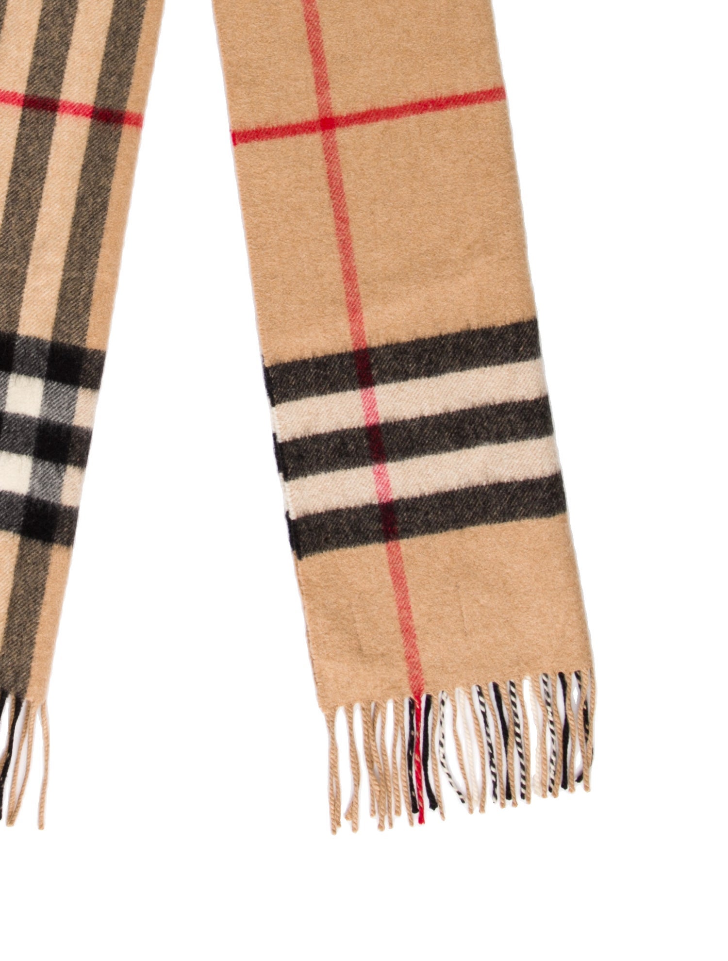Burberry Cashmere House Check Pattern Scarf
