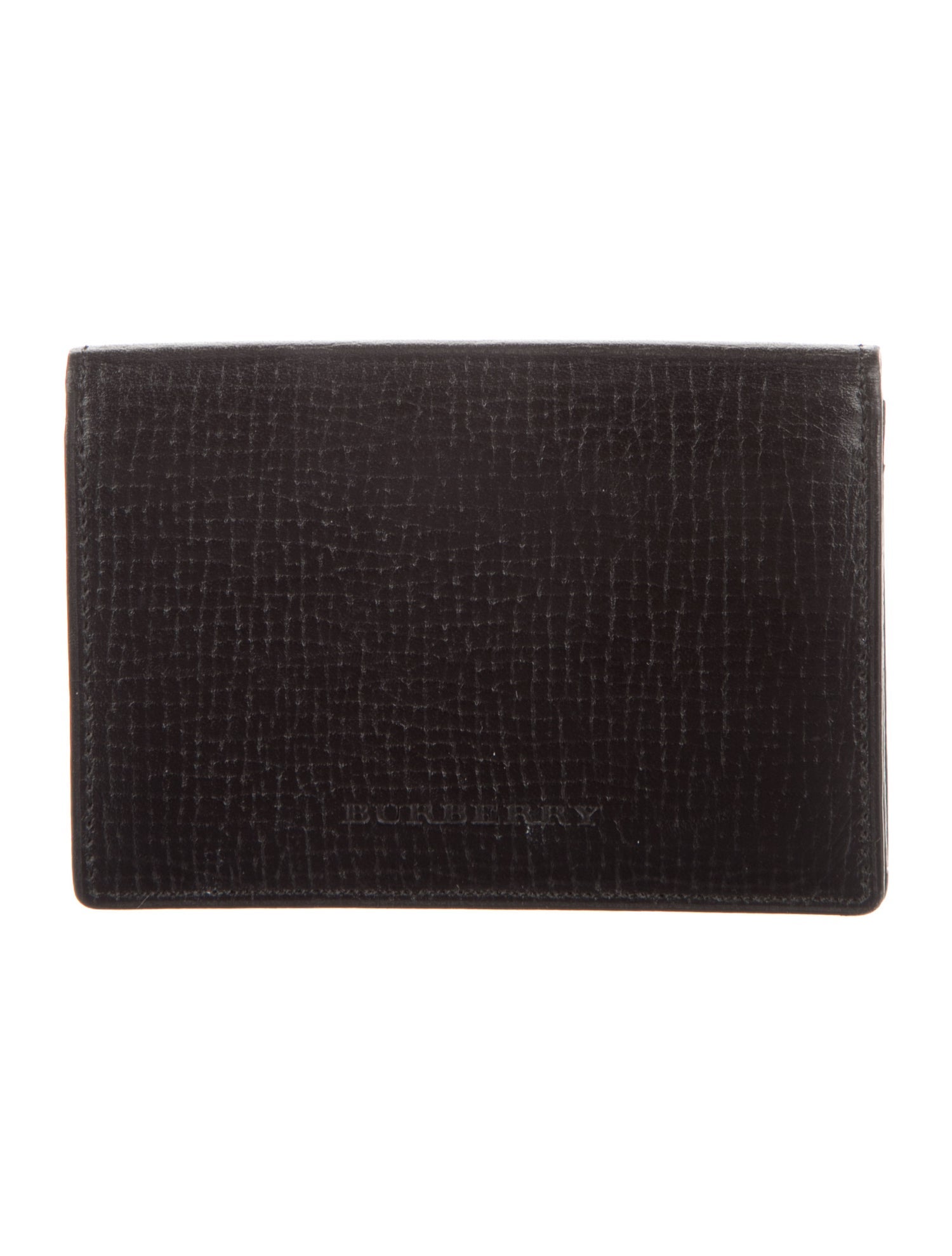 Burberry Leather Printed Card Holder