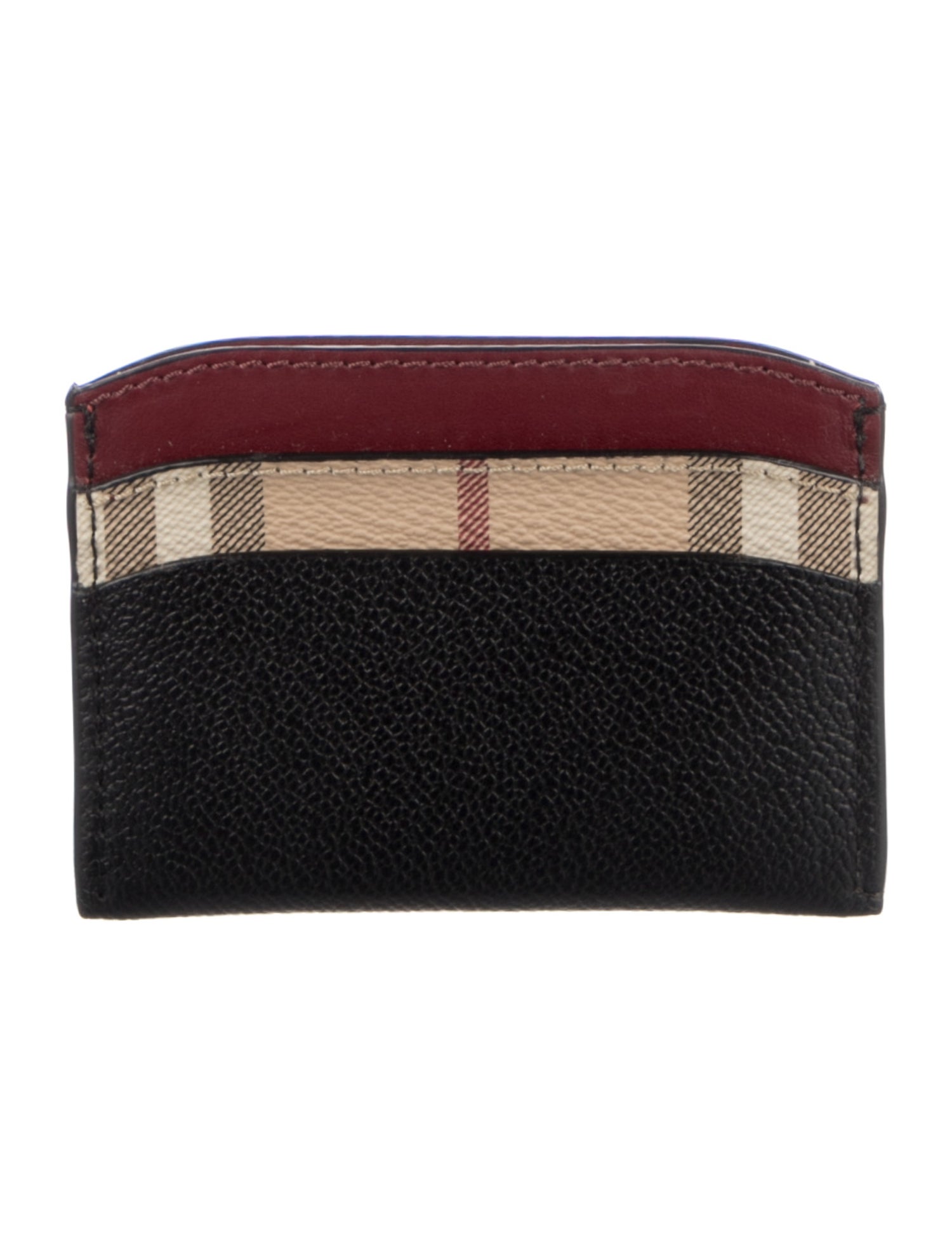 Burberry Vintage Check Leather Card Holder