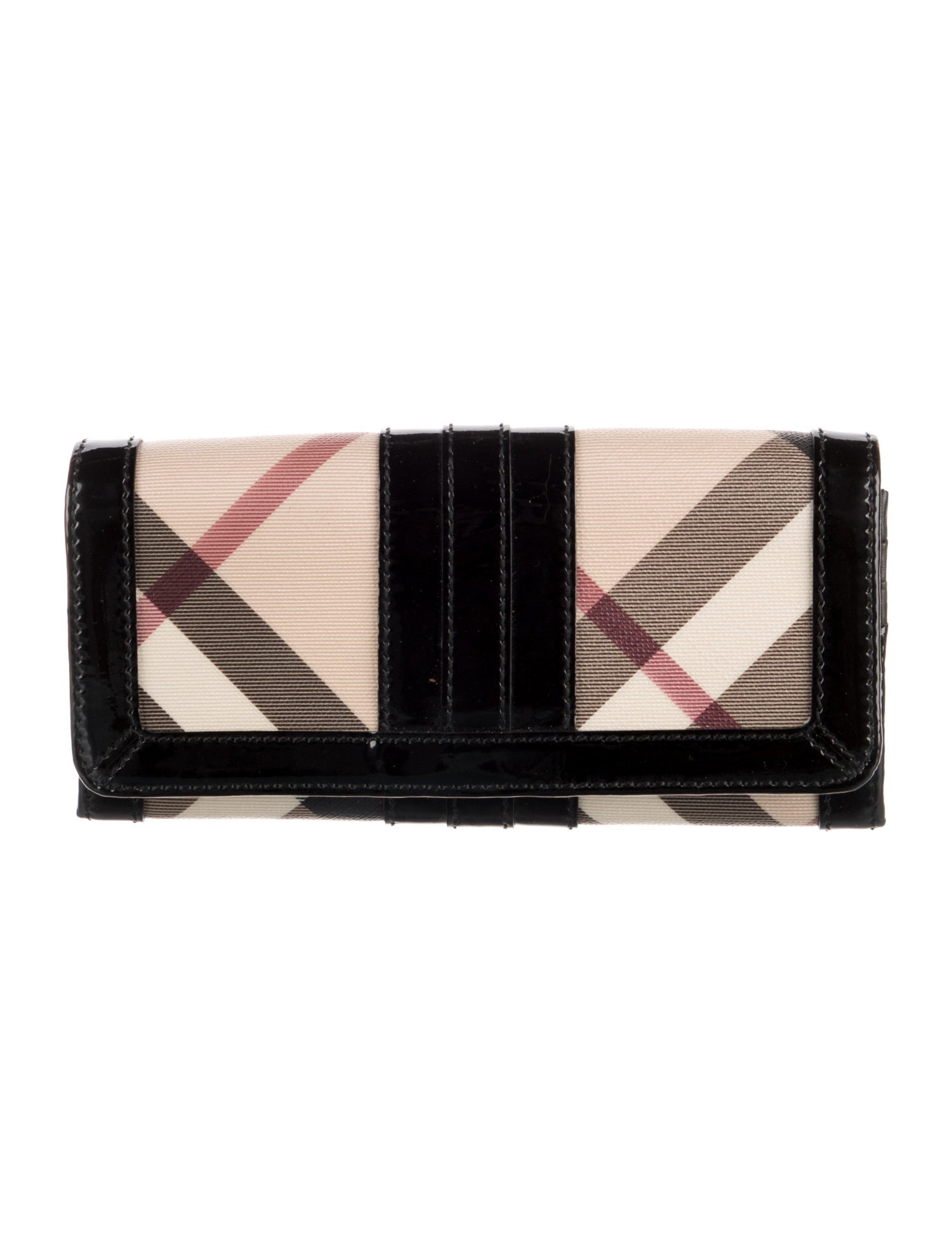 Burberry Nova Check Pattern Continental Wallet