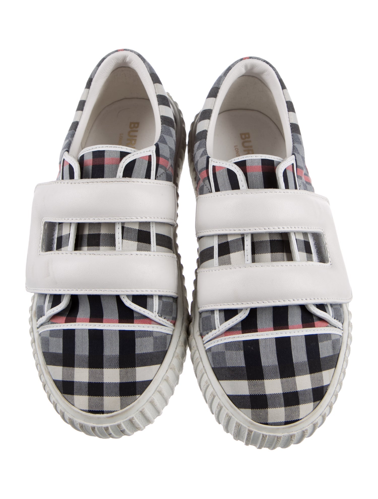 Burberry Plaid Sneakers