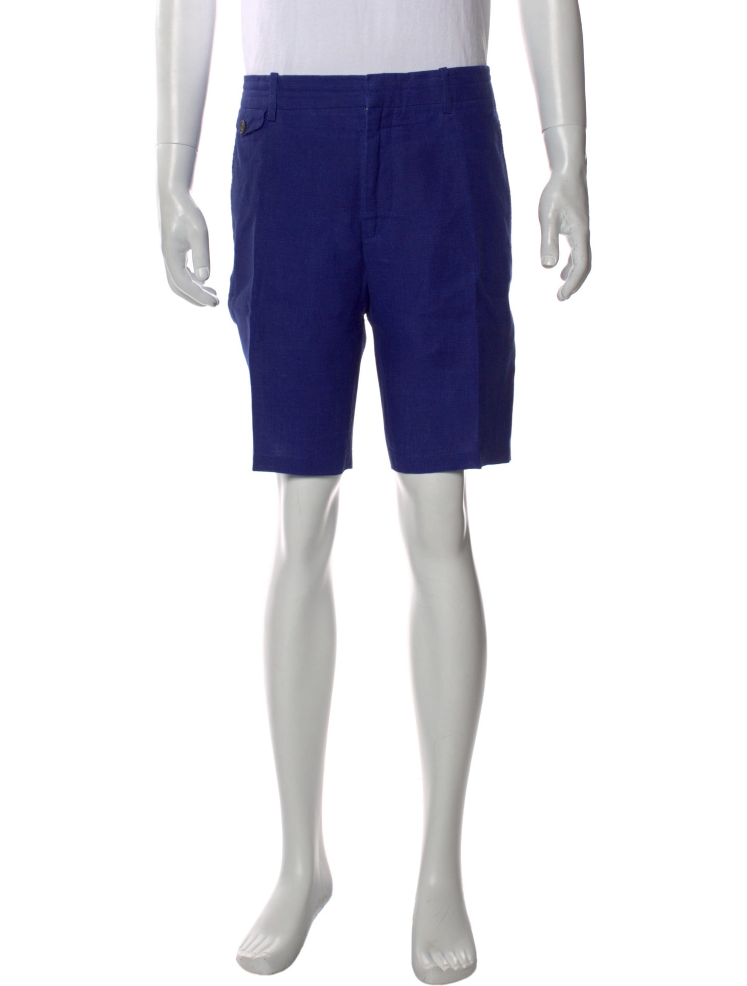 Burberry House Check Pattern Flat Front Shorts