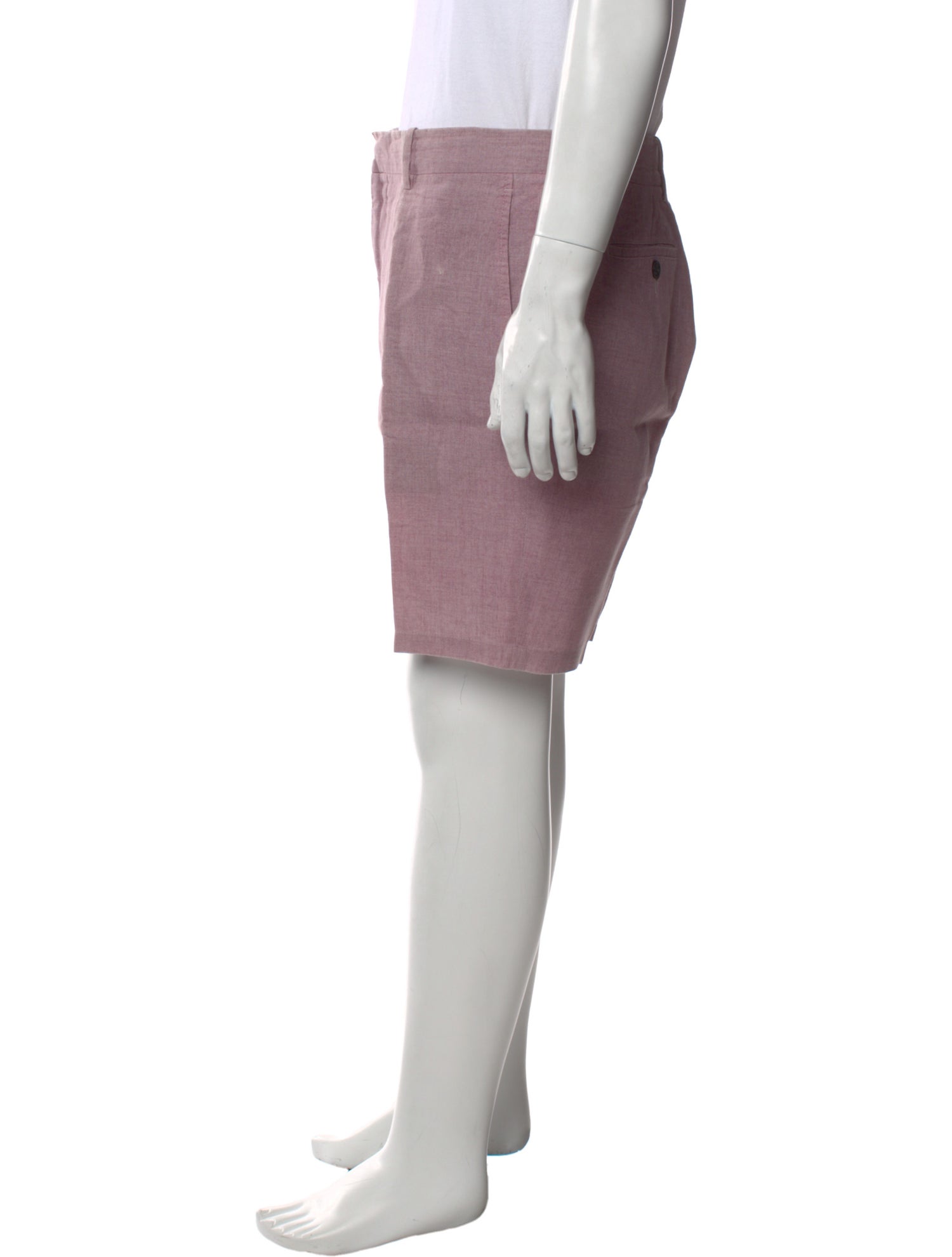 Burberry House Check Pattern Flat Front Shorts