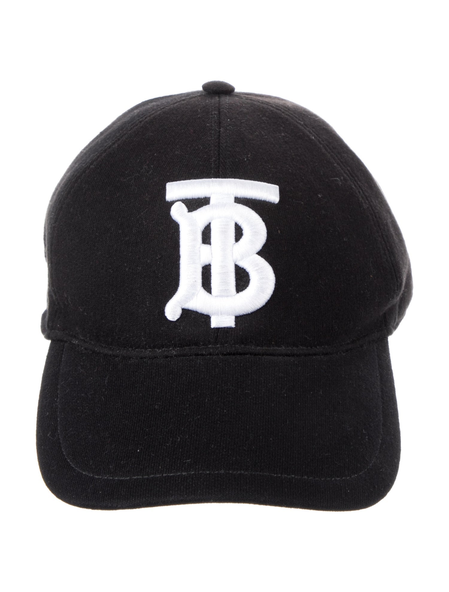 Burberry Black Embroidered Cap