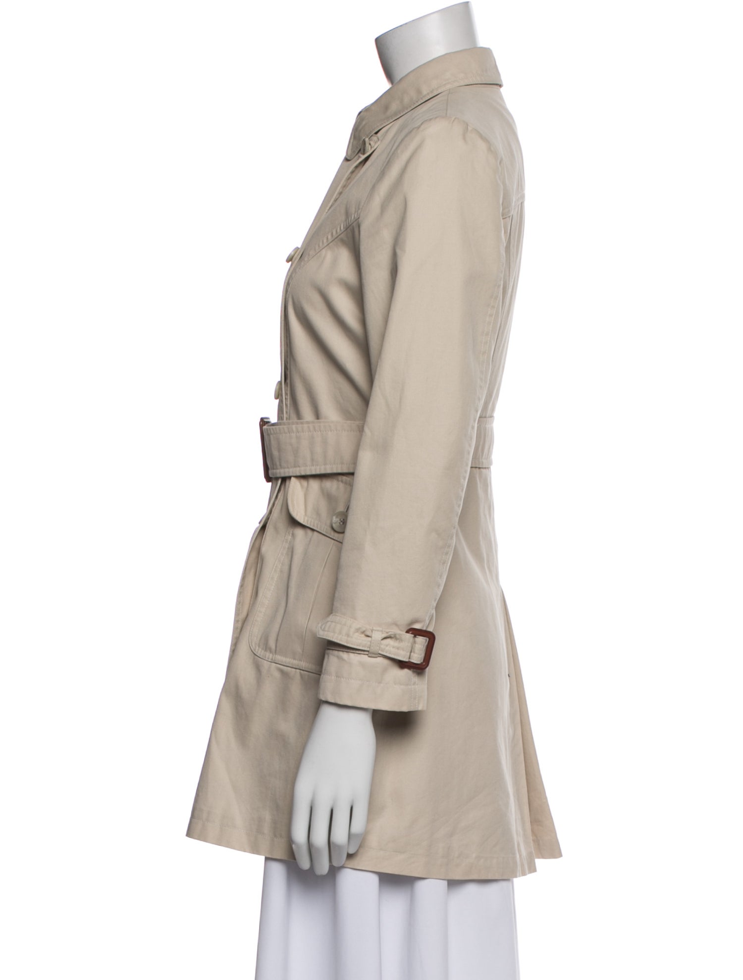 Burberry Kids Girls' Solid Trench Coat
