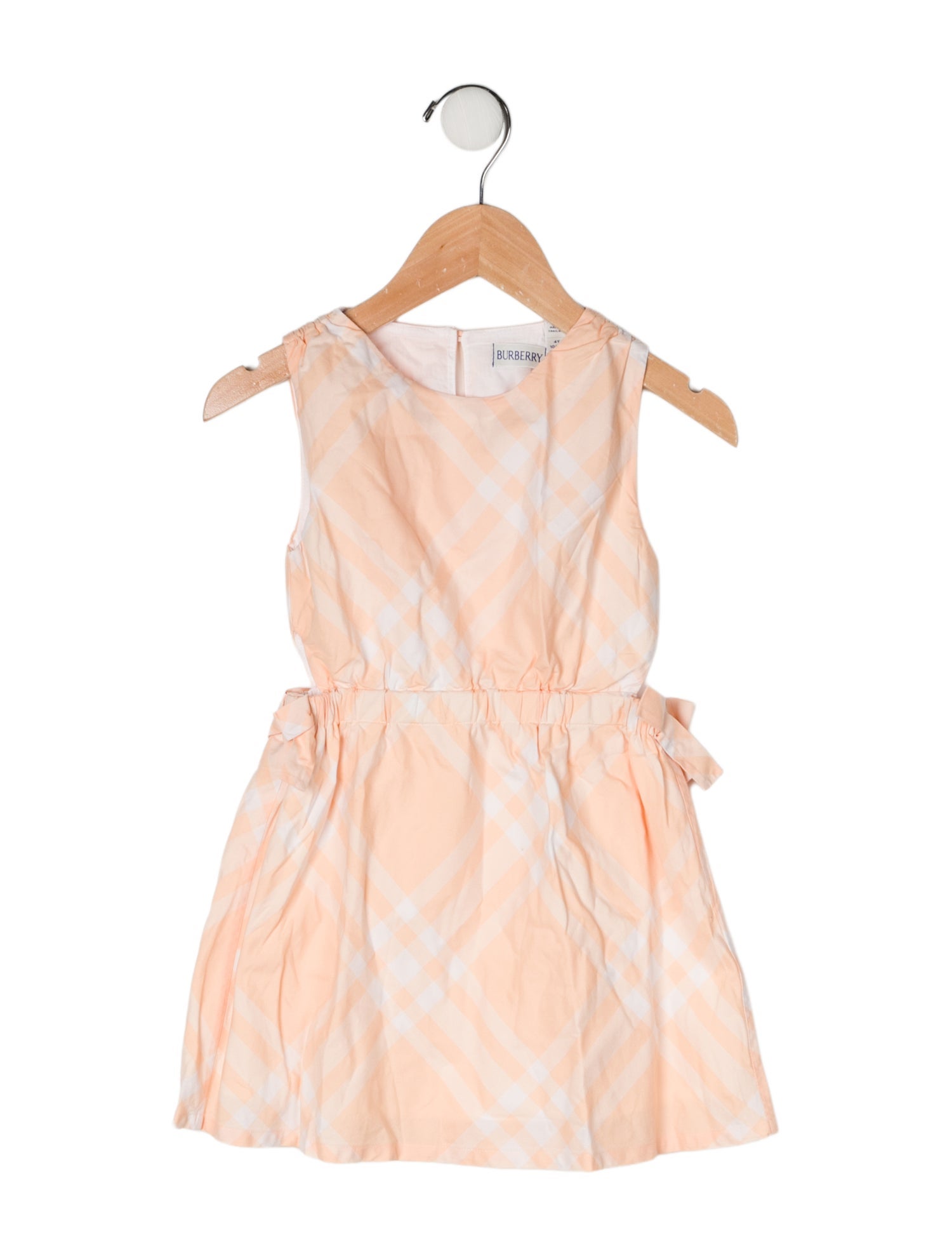 Burberry All Over Print Sleeveless Dress