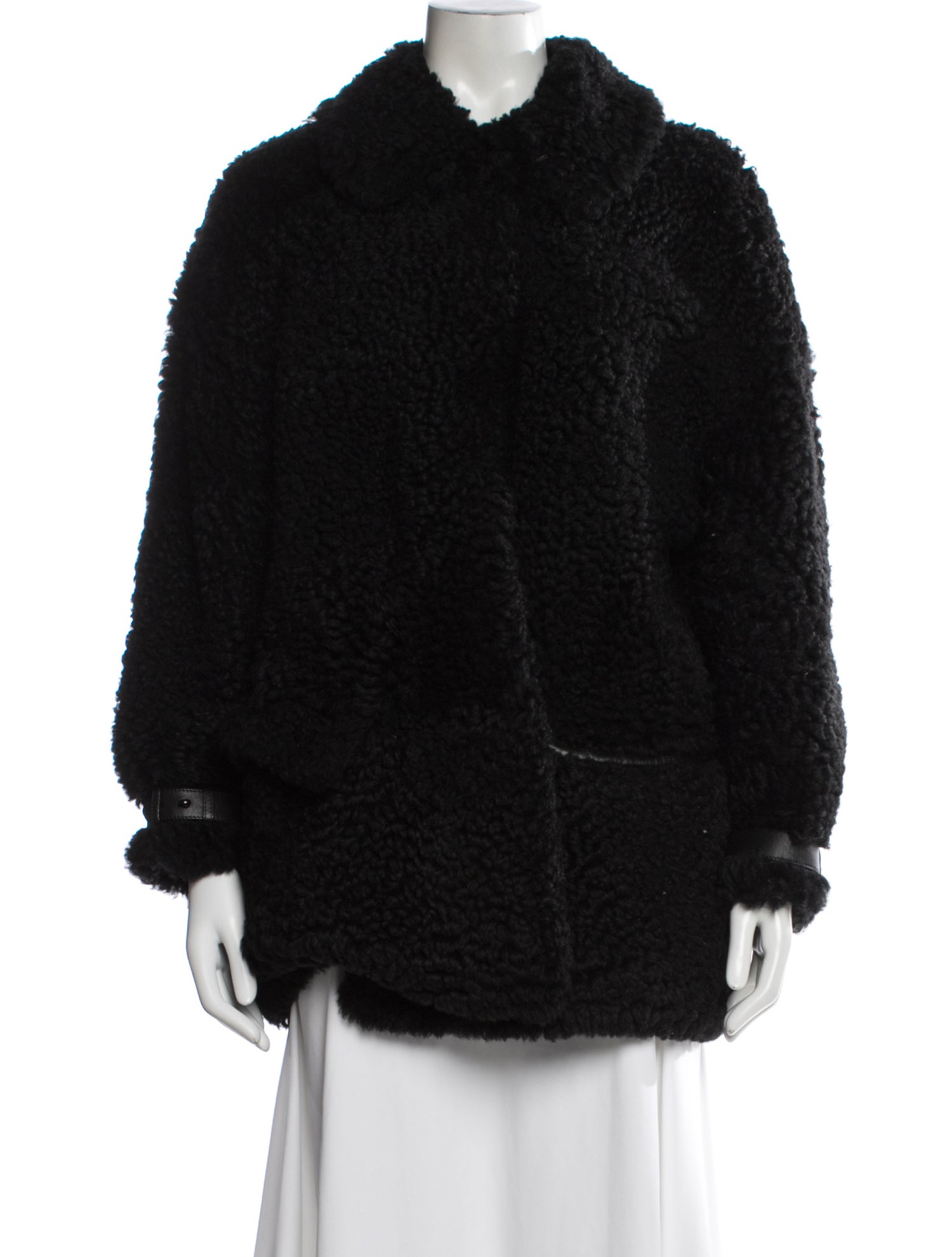 Burberry Shearling Faux Fur Jacket