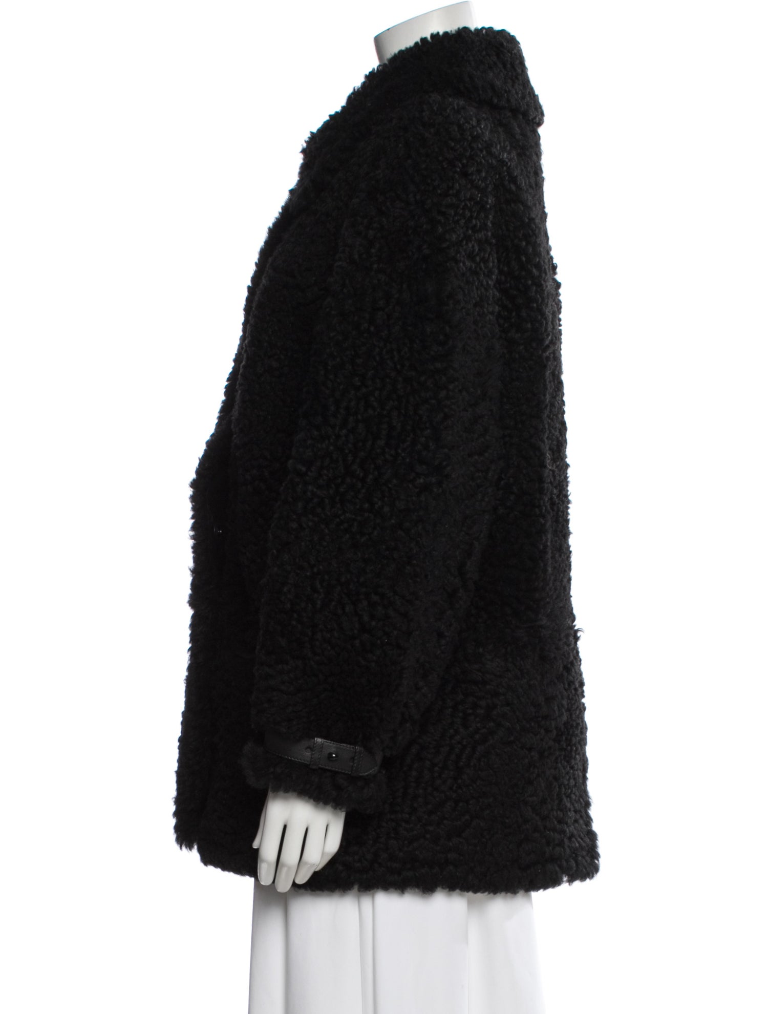 Burberry Shearling Faux Fur Jacket