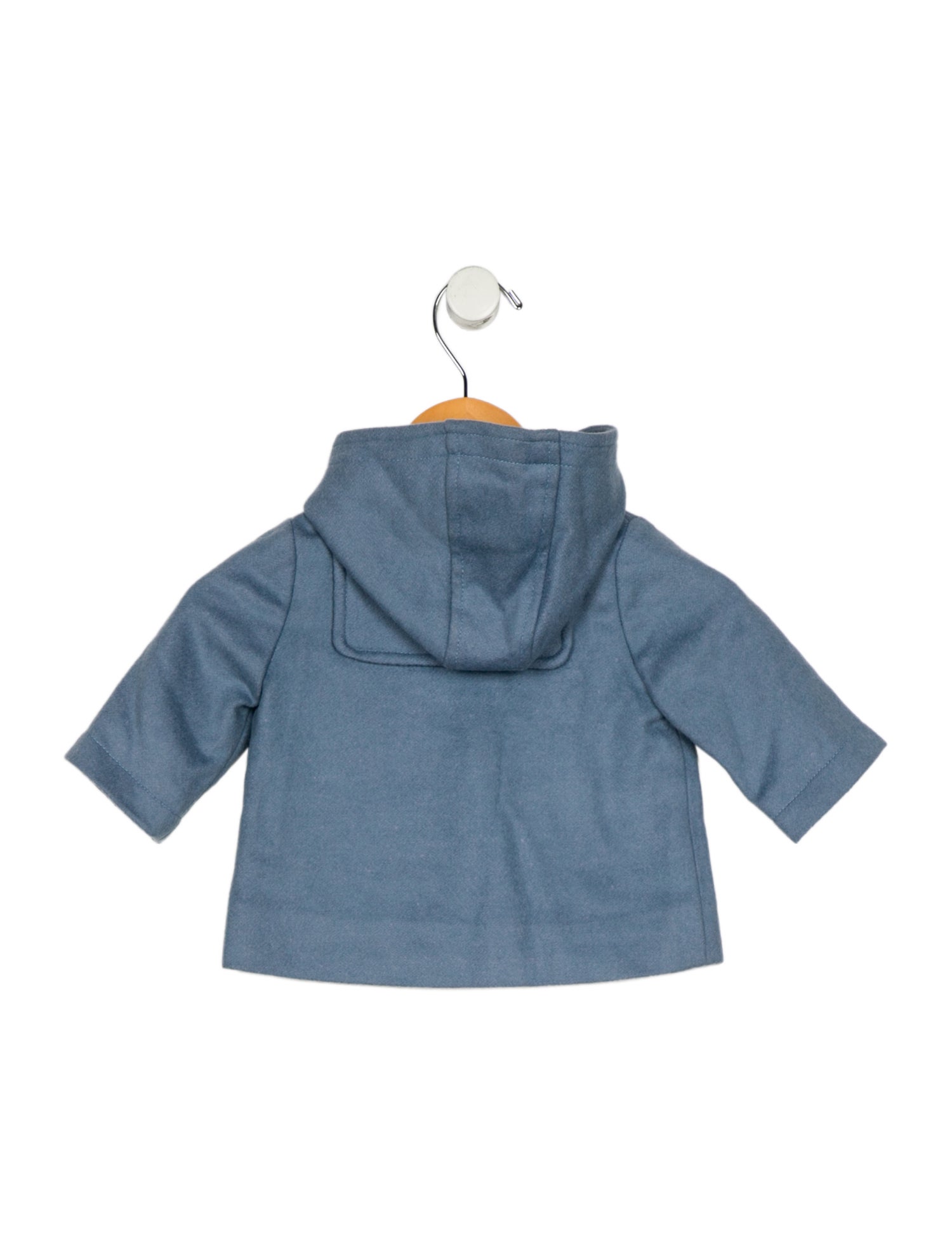Burberry Wool blue casual jacket with zip closure