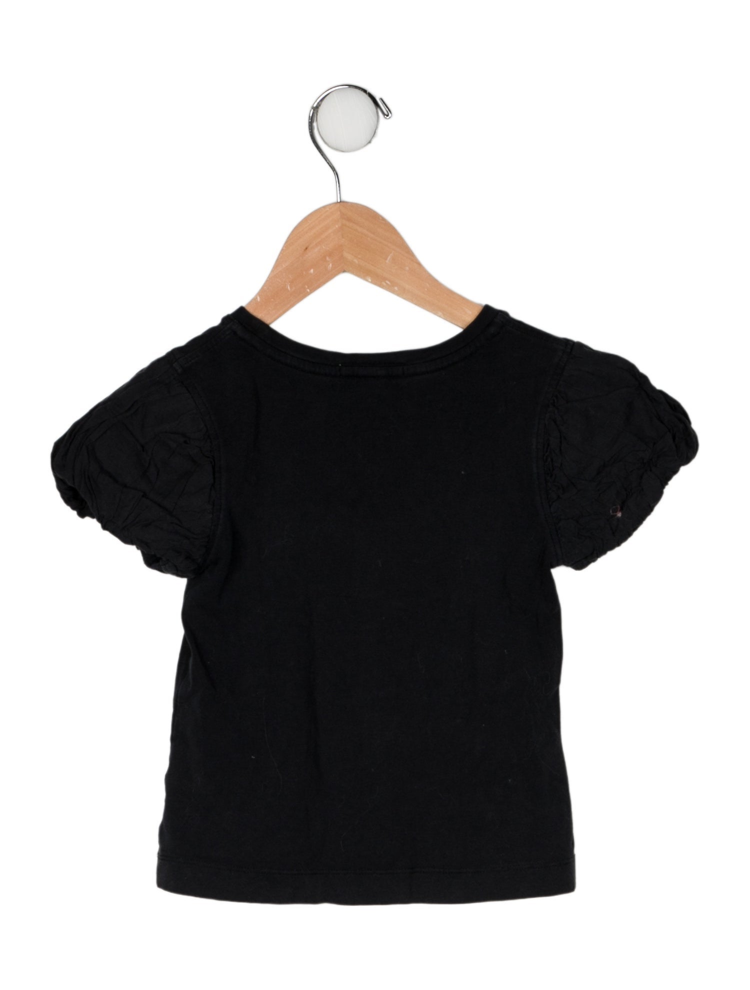 Burberry Solid Graphic Print T-Shirt