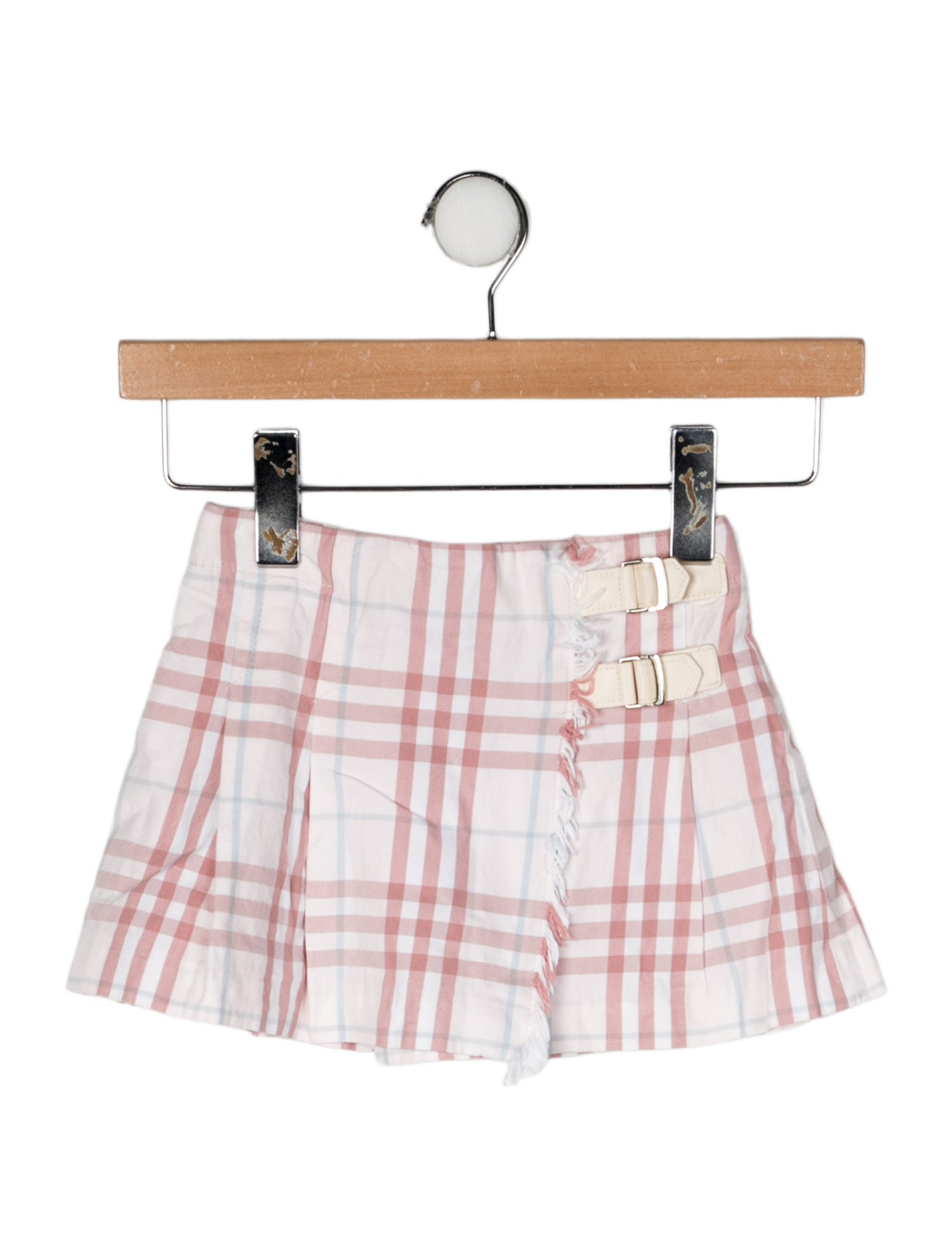 Burberry Check Print Mini Skirt